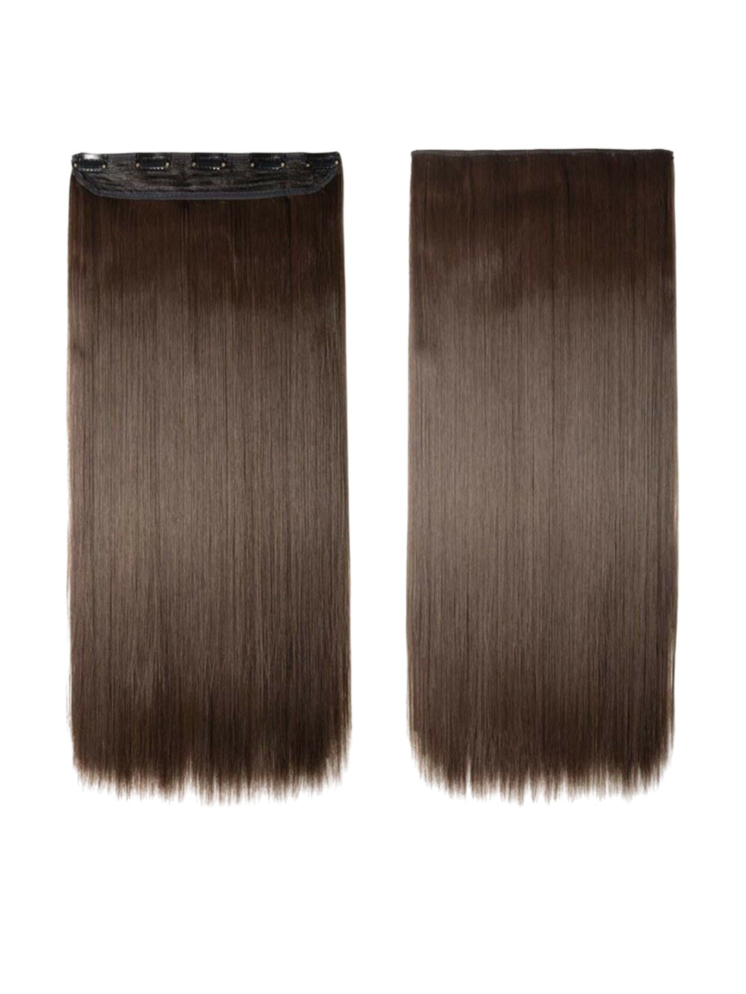 

CRIBE Clip-In Straight Locks Hair Extension - Brown- 24 Inch