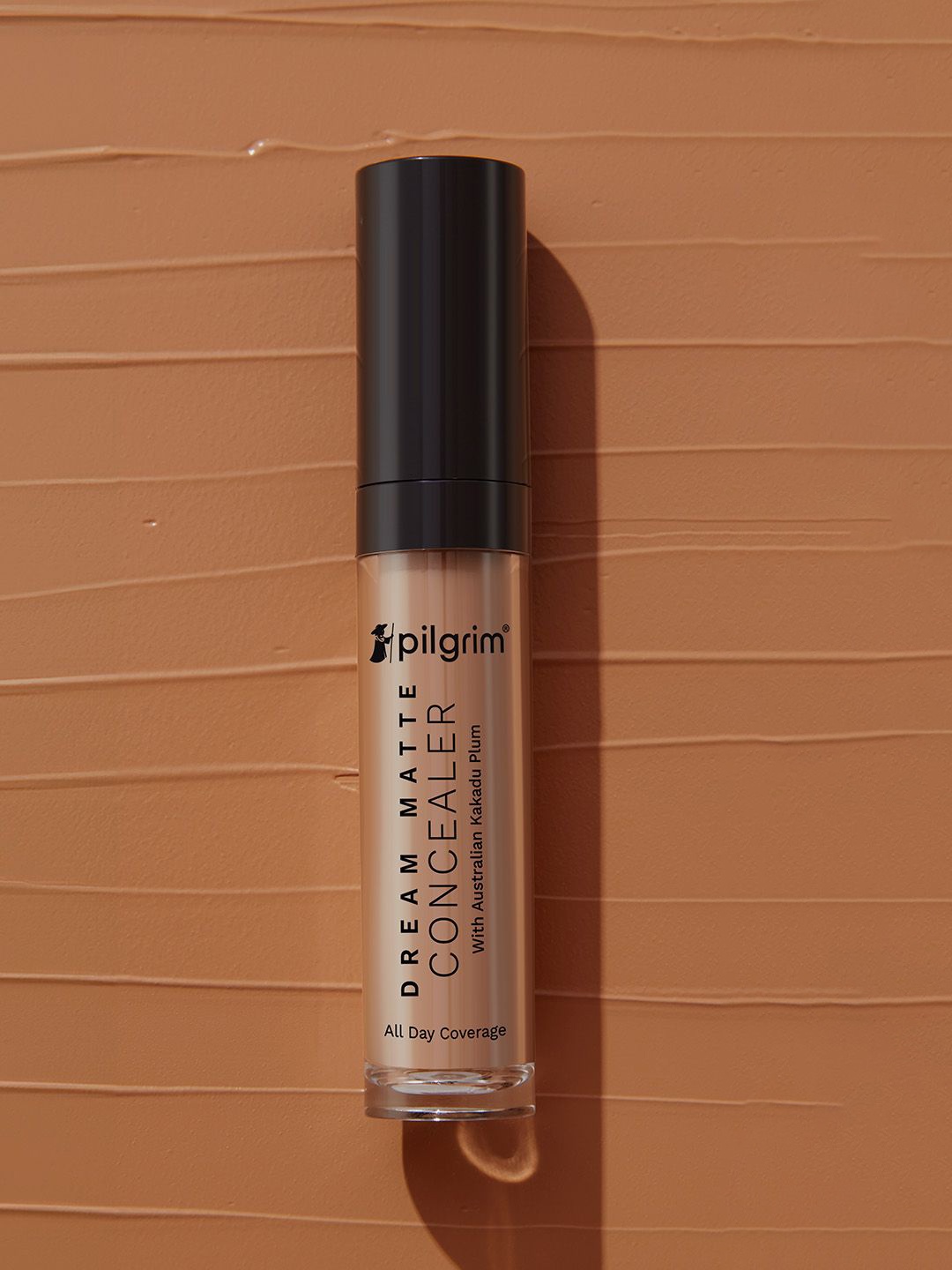 

Pilgrim Dream Matte Full Coverage Concealer - 7.3 ml Shade Almond - 25, Brown