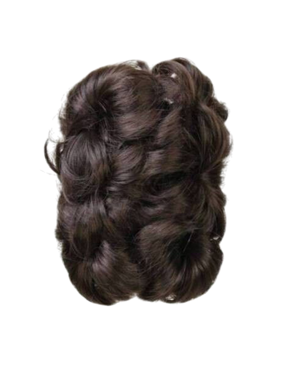 

CRIBE Clip-In Curly Clutcher Based Juda Bun Extension - Black - 6 Inch