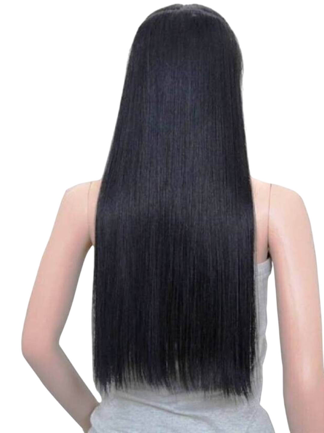 

CRIBE Clip-In Straight Locks Hair Extension - Black - 24 Inch