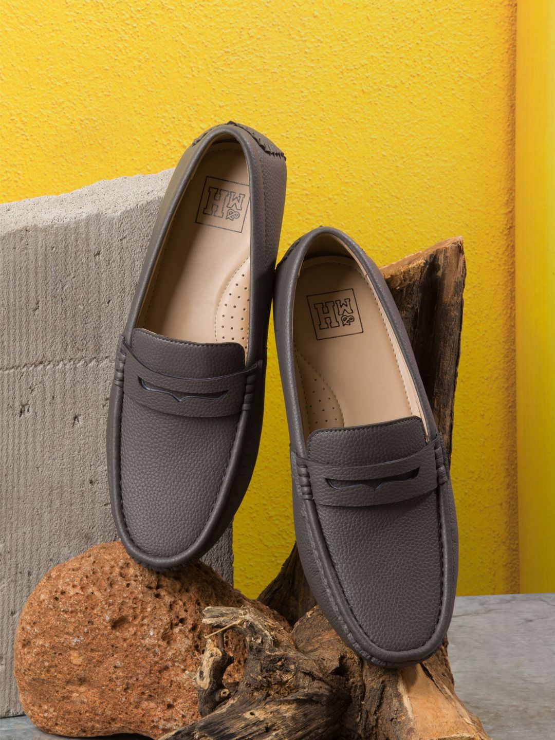 

Mast & Harbour Men Loafers, Grey