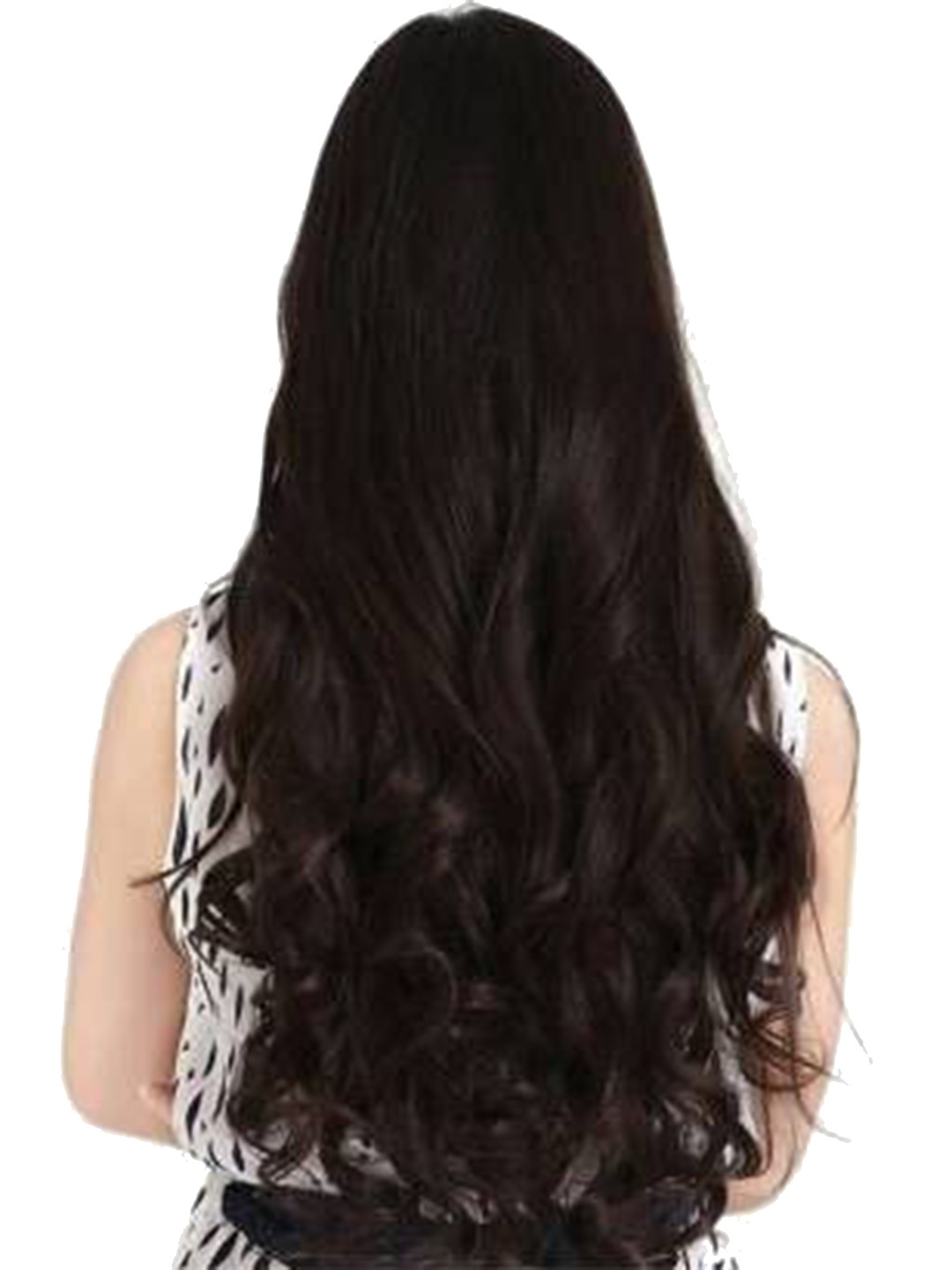 

CRIBE Clip-In Wavy Locks Hair Extension - Natural Brown - 24 Inch