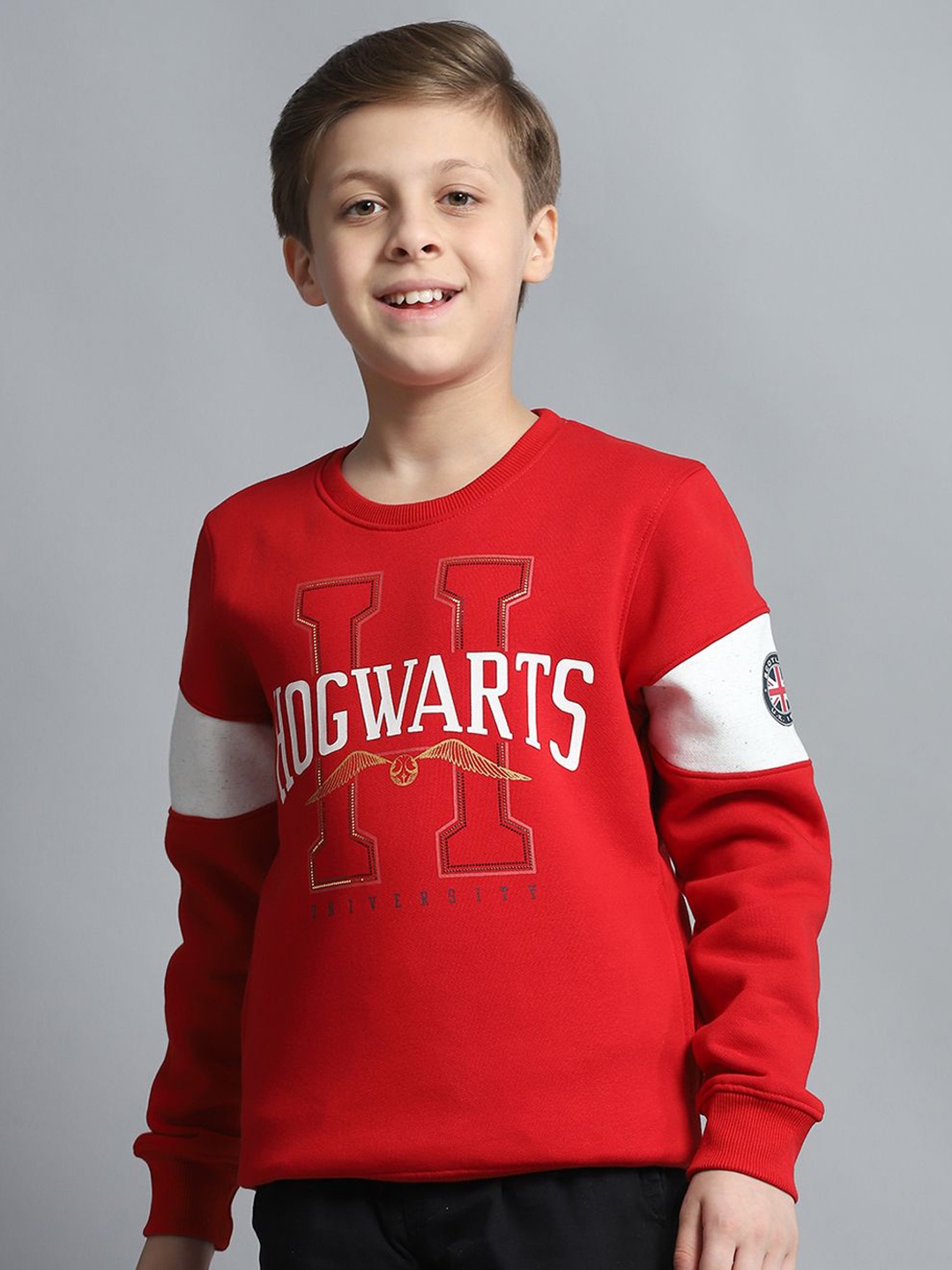 

Monte Carlo Boys Printed Sweatshirt, Red