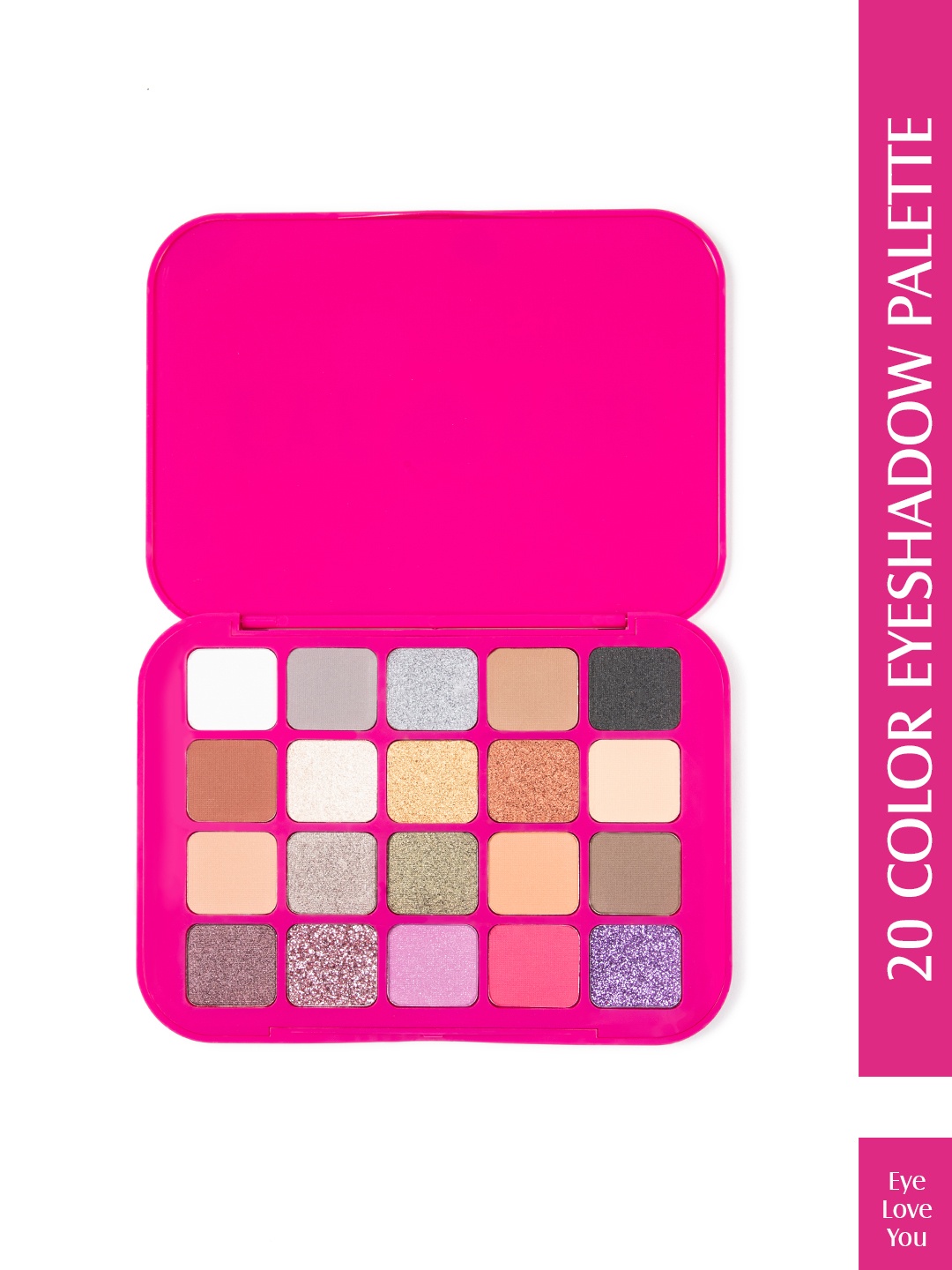 

GLAM21 20-Color Eyeshadow Palette -Eye Love You 03, Multi