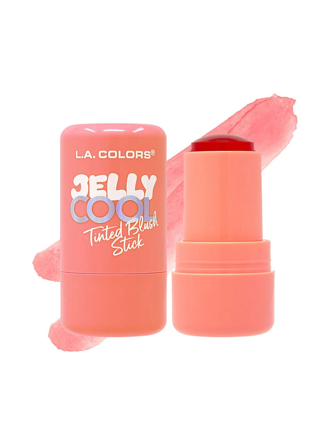 

L.A colors Jelly Cool Blush Tint & Glitter Stick - Ice Melon, Peach