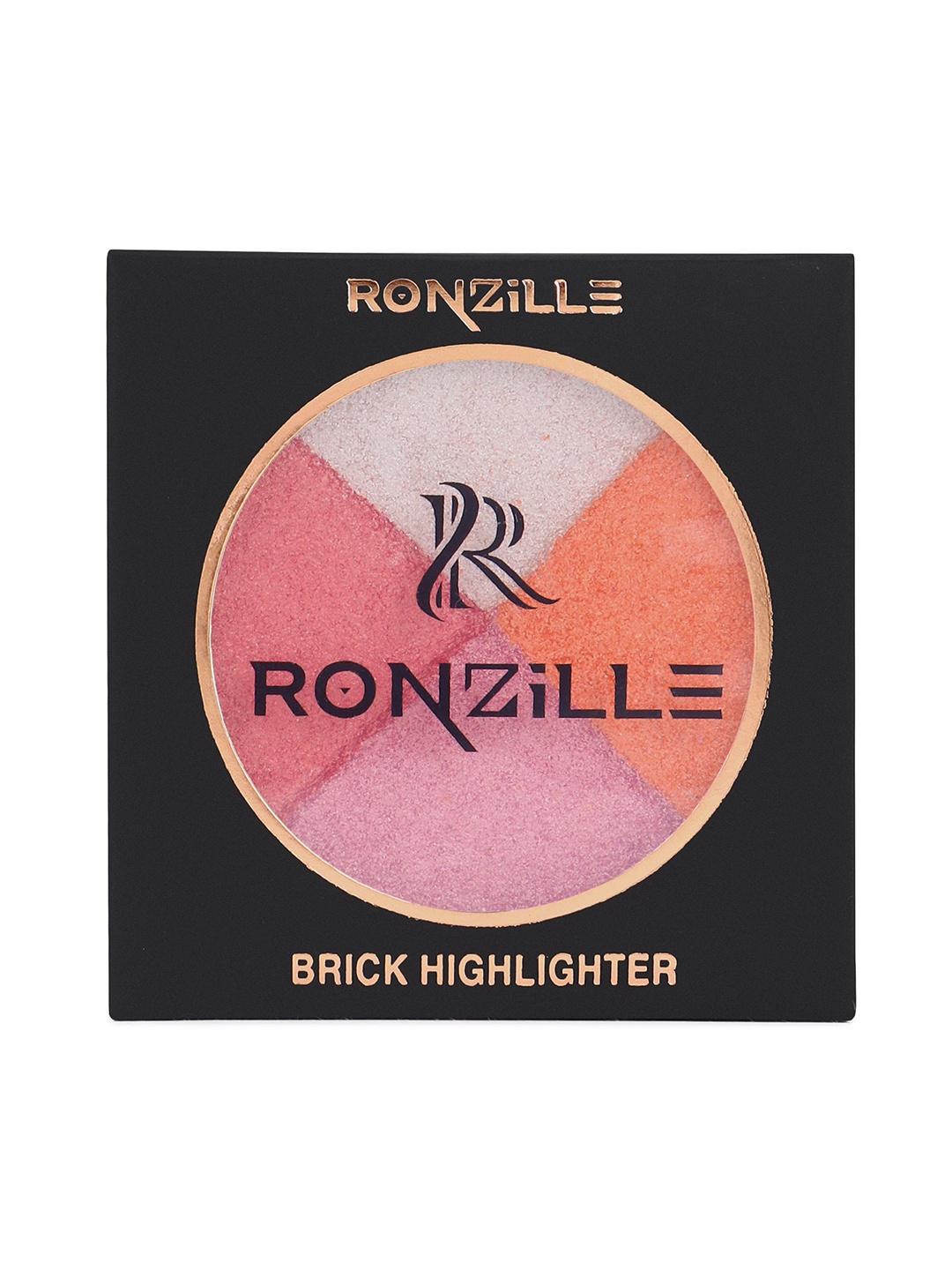 

Ronzille Shimmer Brick Metallic Highlighter - 9g - Shade 04, Pink