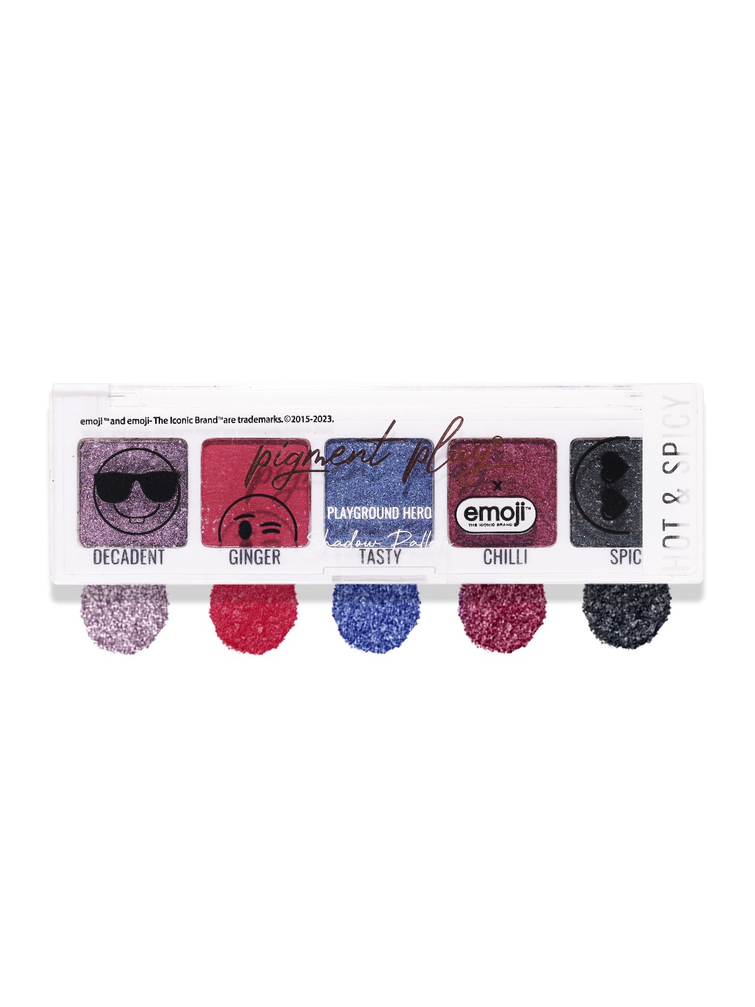 

Pigment Play X Emoji Max Effects Mini Eyeshadow Palette - Hot & Spicy, Multi