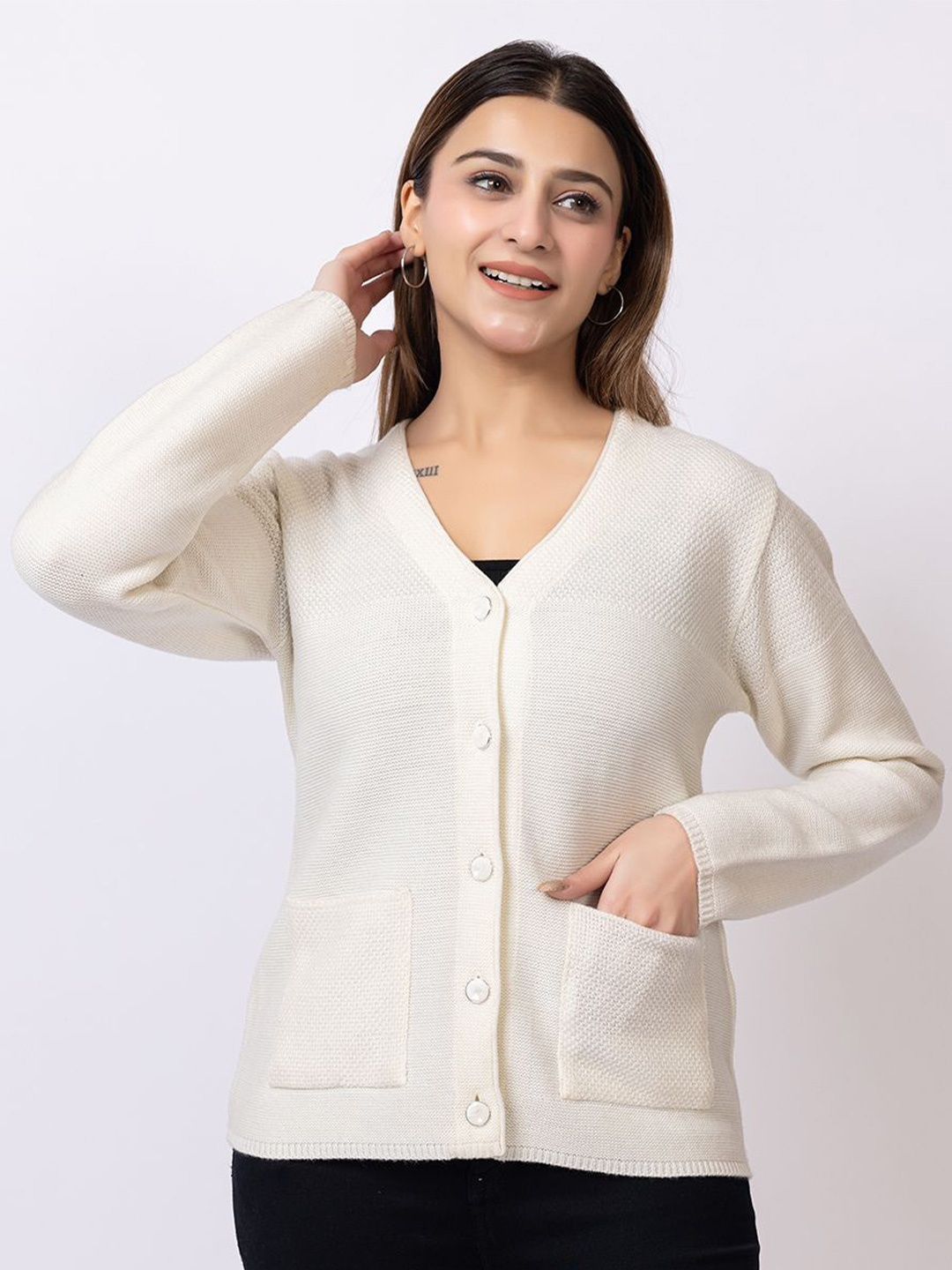 

TWENTY ME Women Cardigan, Off white