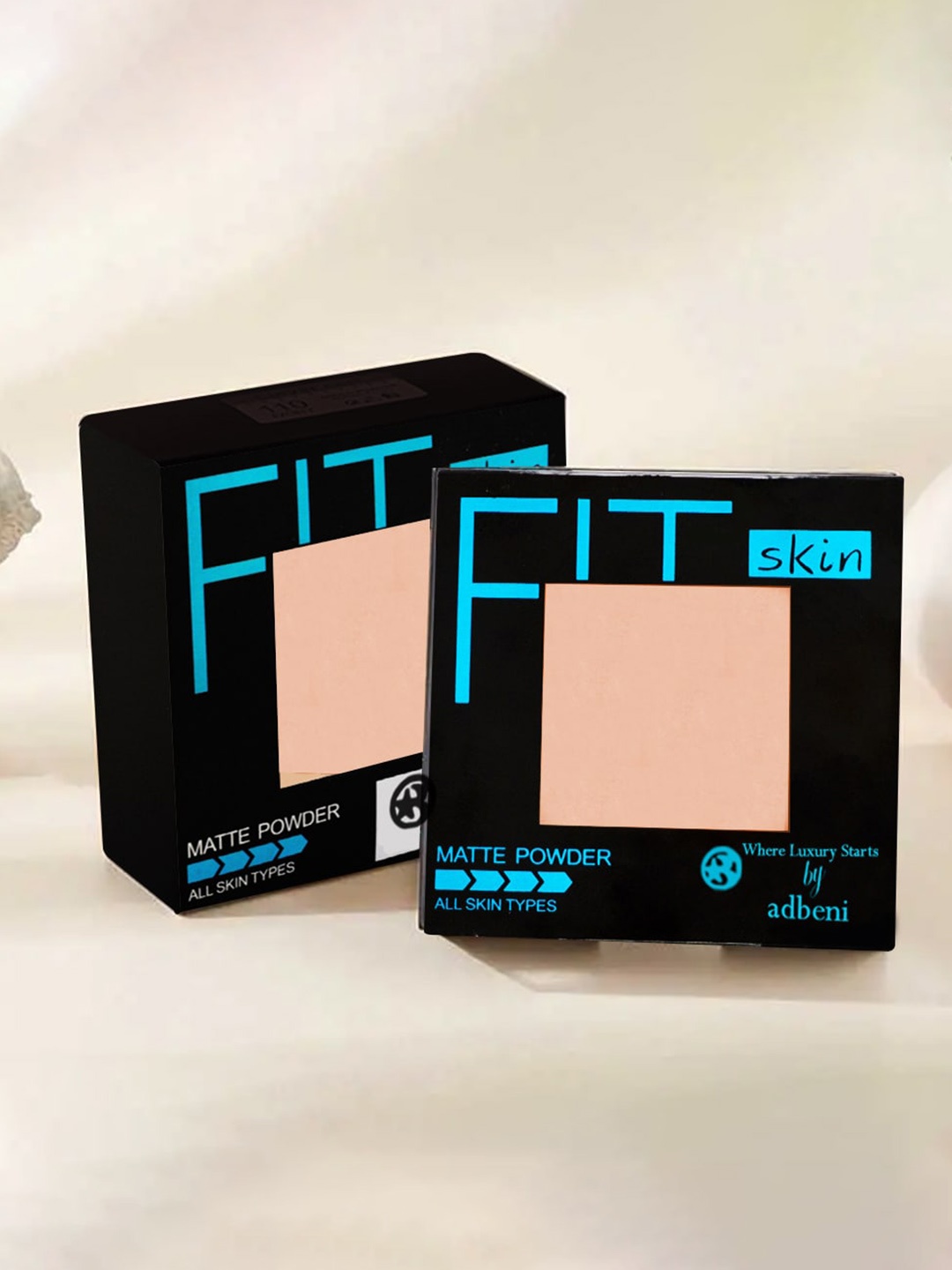 

Adbeni Fit Skin Matte Compact Powder - 12g - Shade 03, Beige