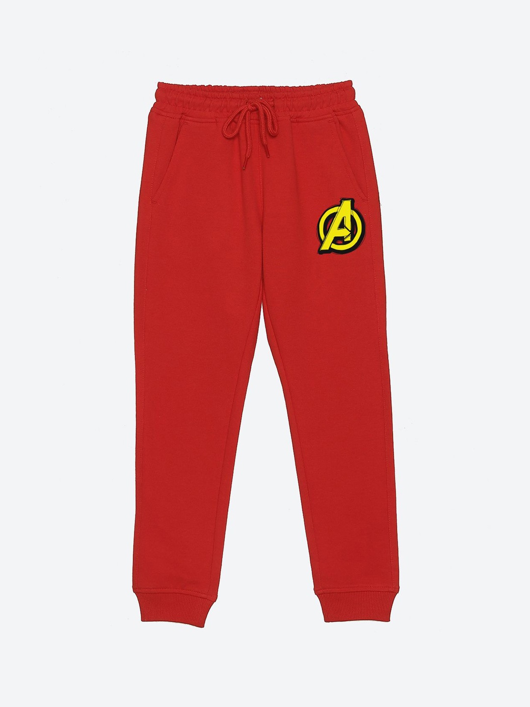 

YK Marvel Boys Regular Fit Joggers, Red