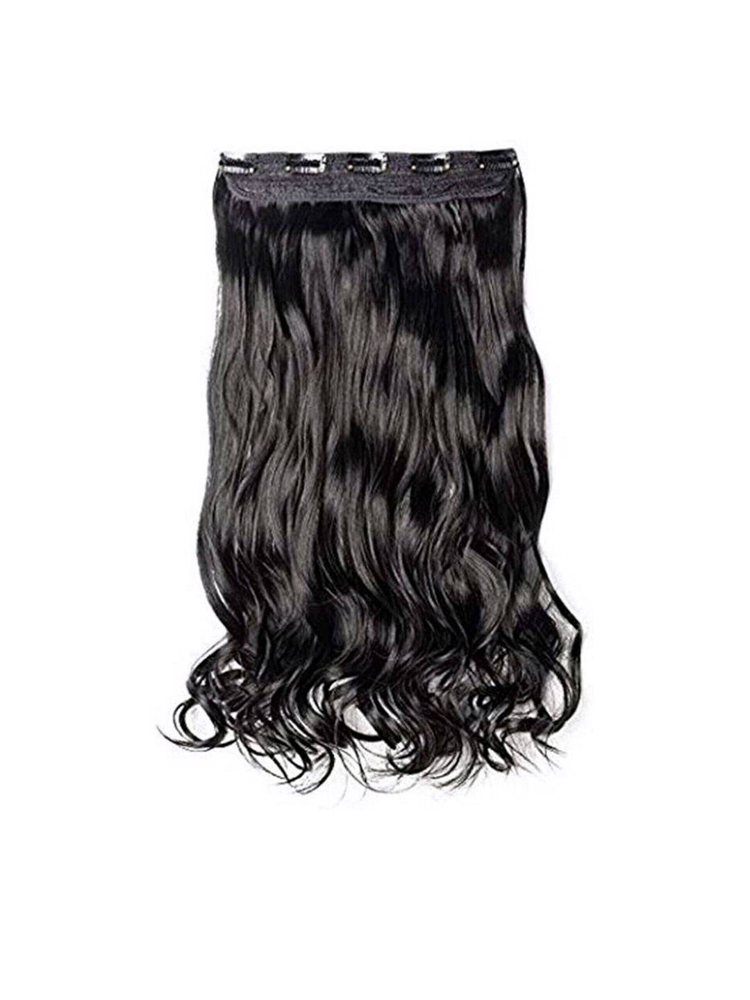 

CRIBE Clip-In Locks Curly Hair Extension - Black - 22 Inch