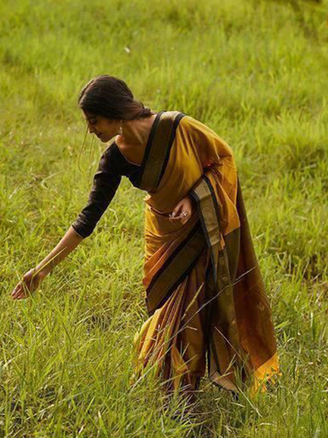

Upalksh Woven Design Zari Kanjeevaram Saree, Yellow
