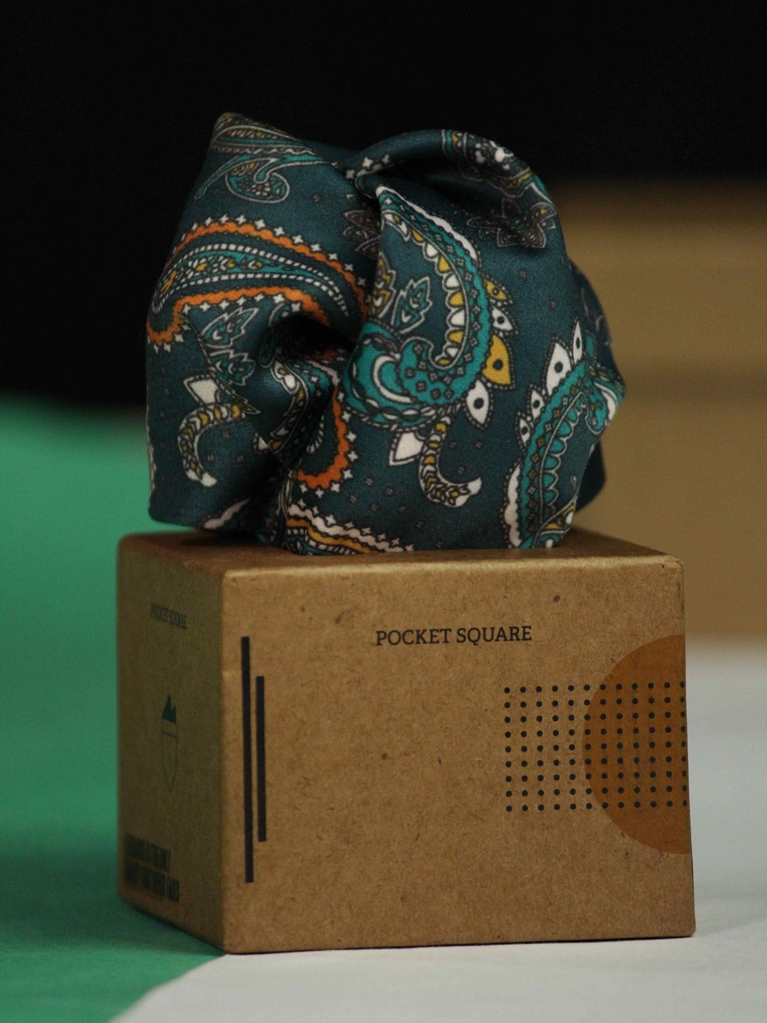 

Tossido Printed Pocket Squares, Green