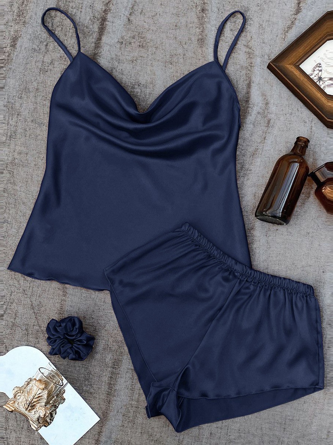 

ETC Women Night suit, Navy blue