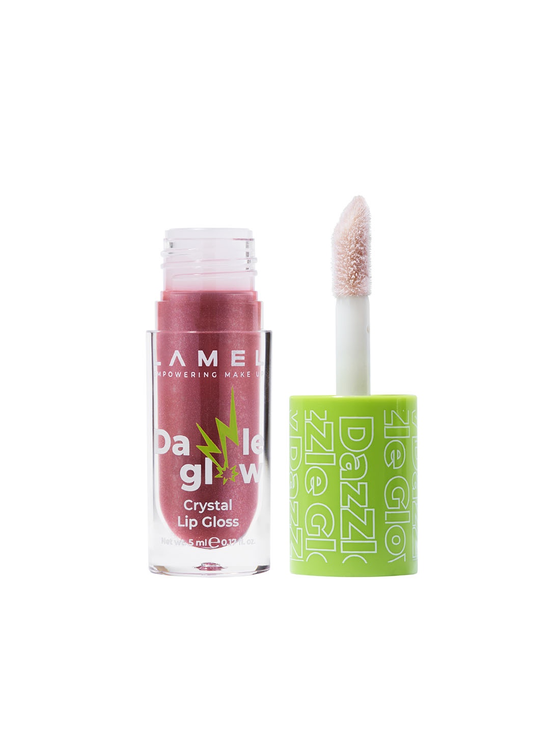 

LAMEL Dazzle Glow Crystal Lip Gloss 5ml - You Can 404, Purple