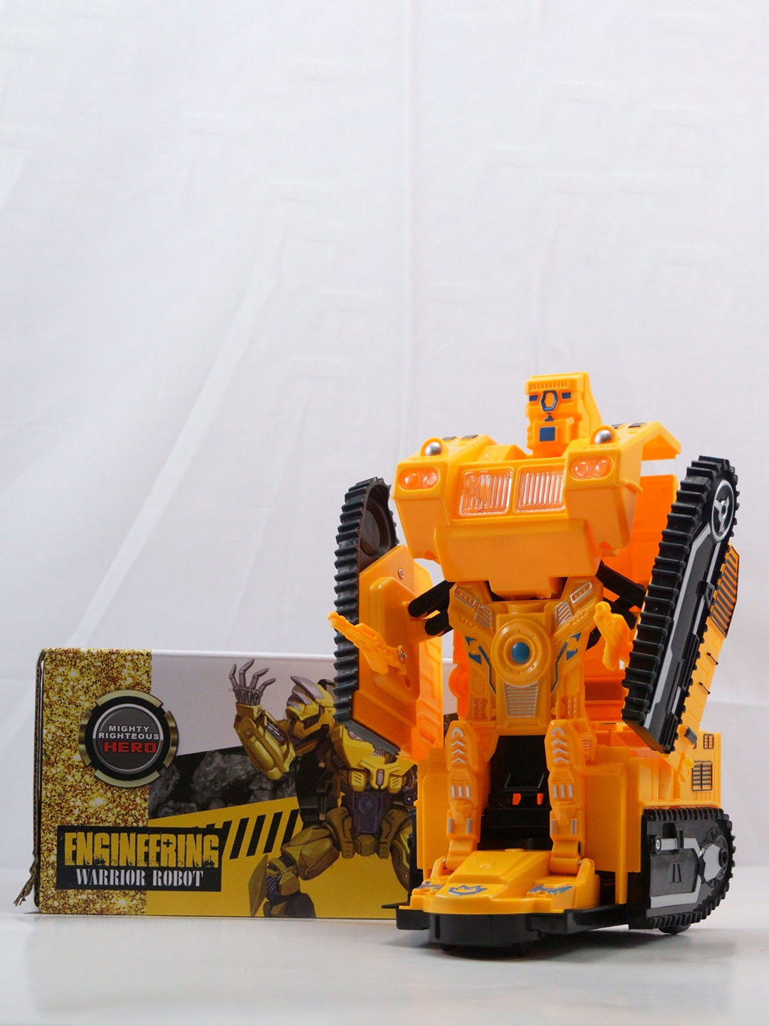 

CHOCOZONE 2 In 1 Automatic Transforming Car Crane With Music, Yellow