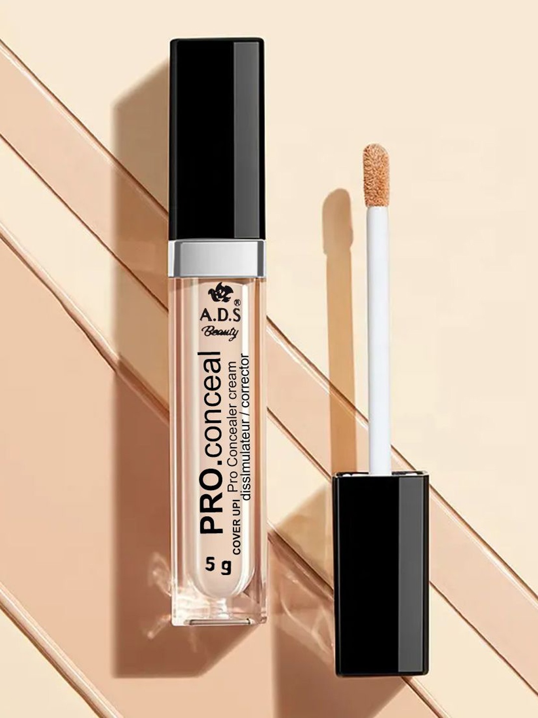 

A.D.S Full Coverage Lightweight Blossom Liquid Concealer 5g - 01, Beige