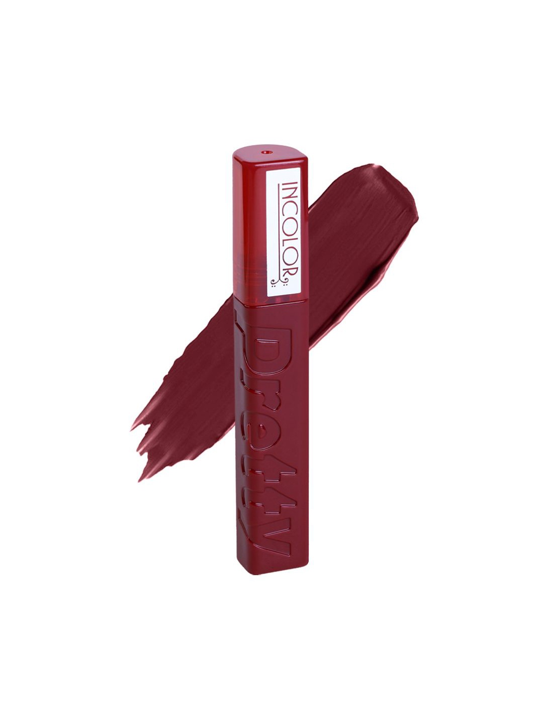 

INCOLOR Pretty Matte Long Lasting Non-Drying Lip Gloss 6 ml - Temptress 24, Maroon