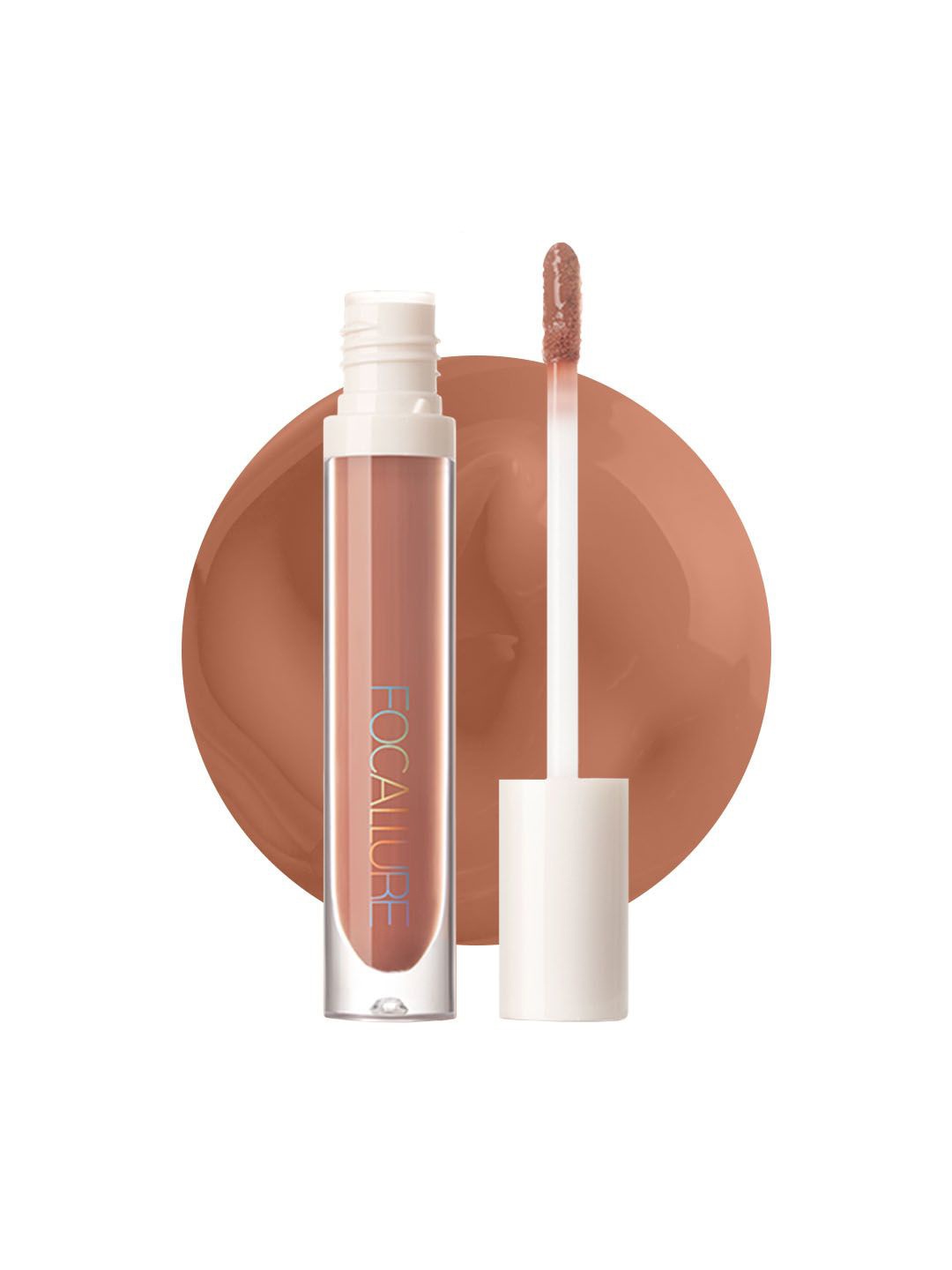 

FOCALLURE Plumpmax High Shine Lip Glow Lip Gloss- 2.5 g- Amber 2, Nude