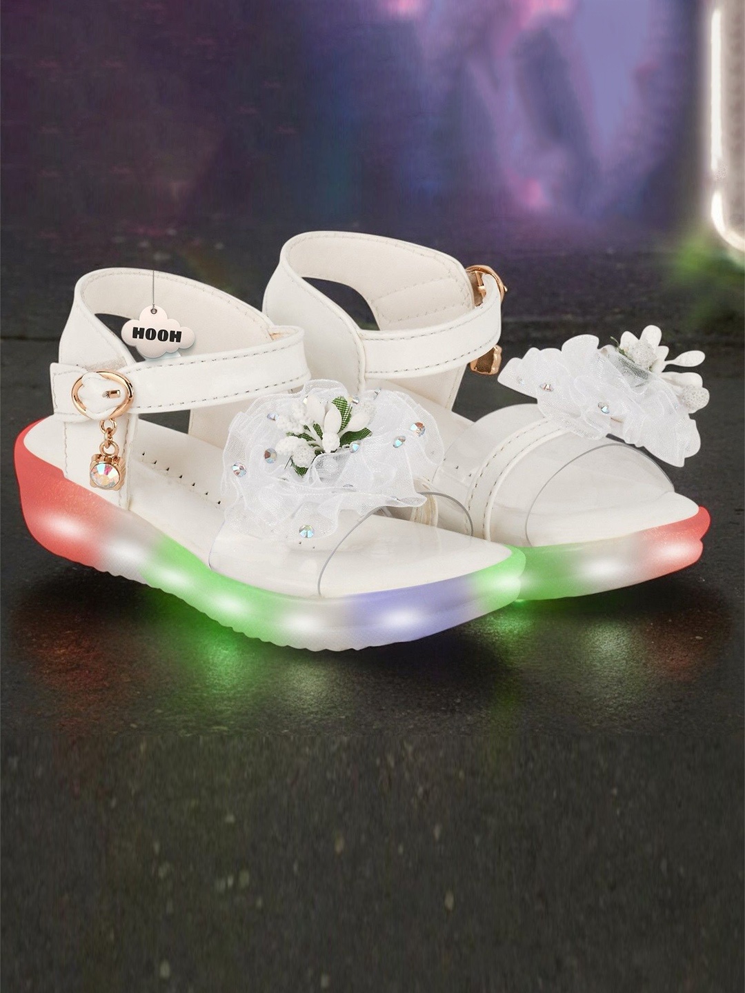 

HOOH Now Comfort in Fashion Kids Comfort Sandals, White
