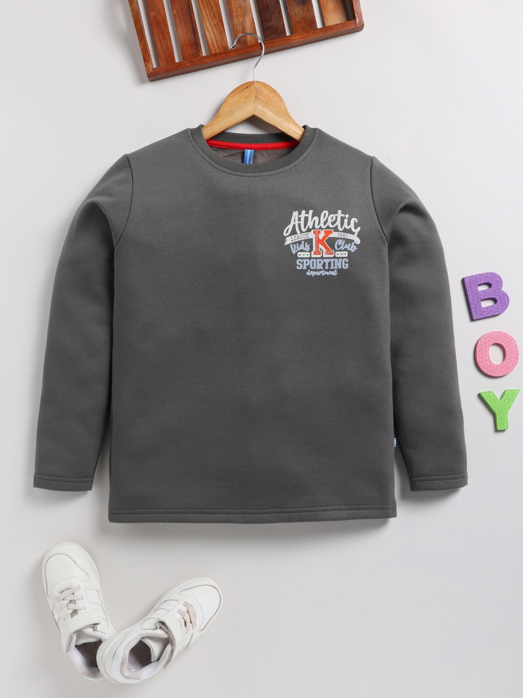 

Here&Now X Game Begins Boys Sweatshirt, Grey