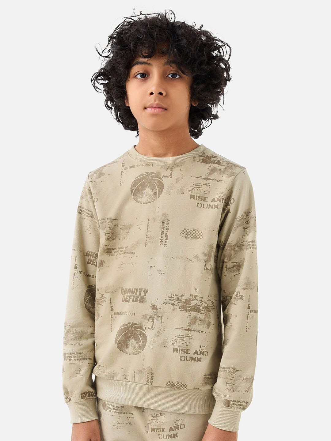 

Juniors by Babyshop Boys Printed Sweatshirt, Green