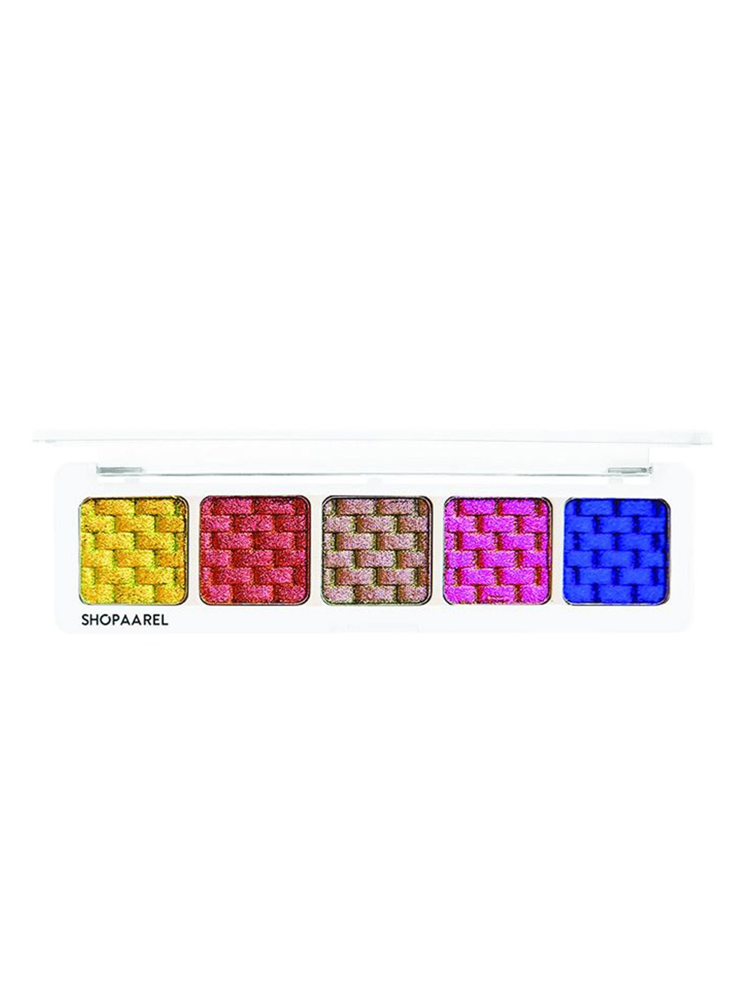 

Shopaarel Sparkle 5 Color Waterproof Eyeshadow - 5 gm - Obessed, Yellow