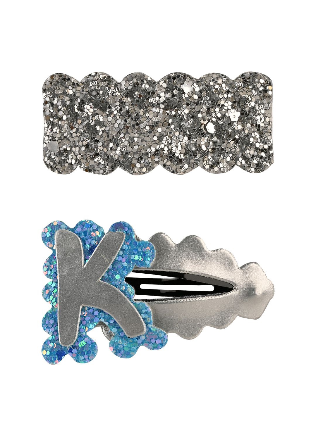 

Aye Candy Girls Set of 2 Tic Tac Hair Clip, Silver
