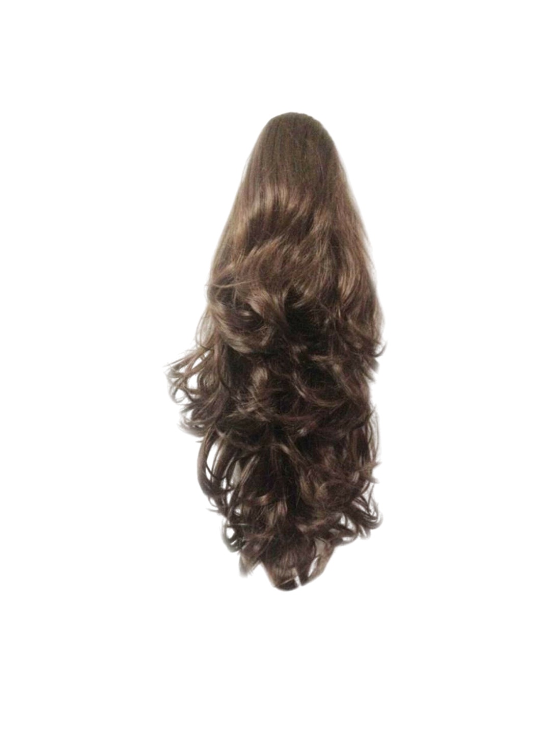 

CRIBE Clip In Curly Toupee Hair Extension - Brown - 22 Inch