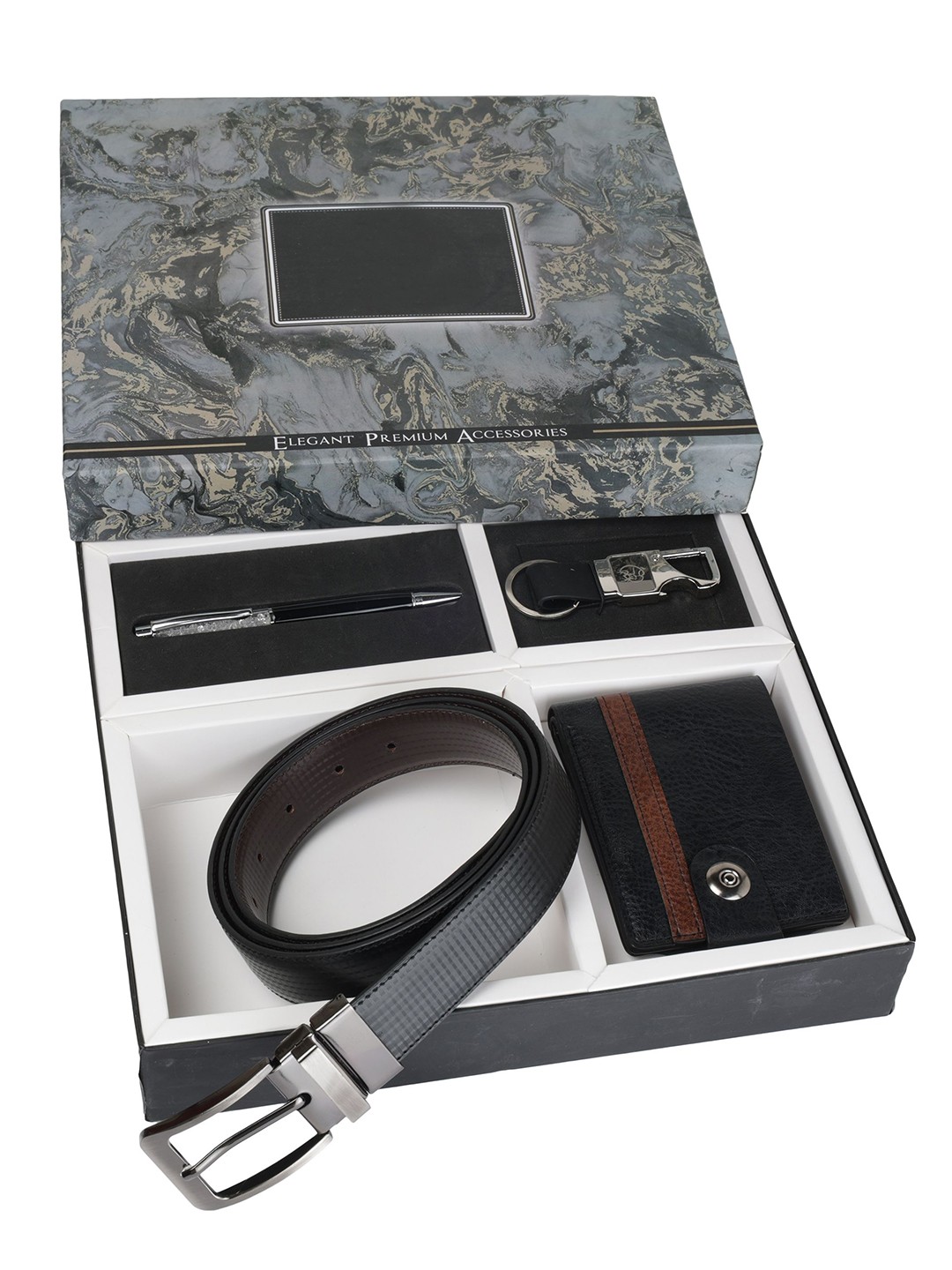 

SAZARA Men Accessory Gift Set of, Black