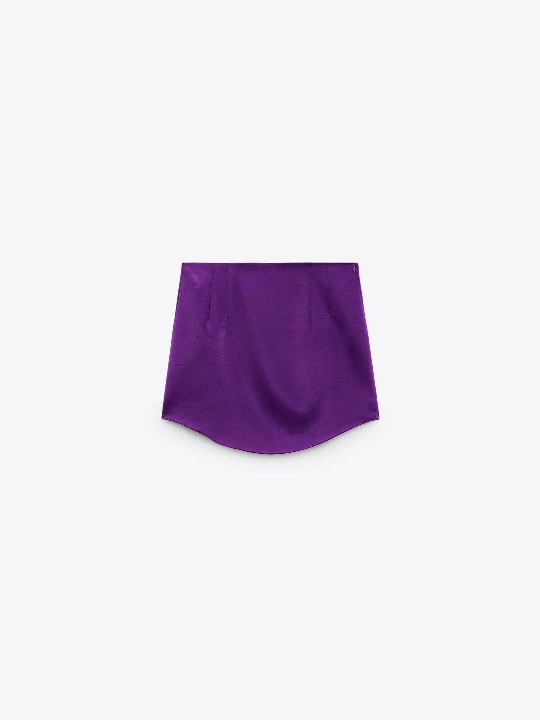 

ZARA Purple A-Line Mini Skirt