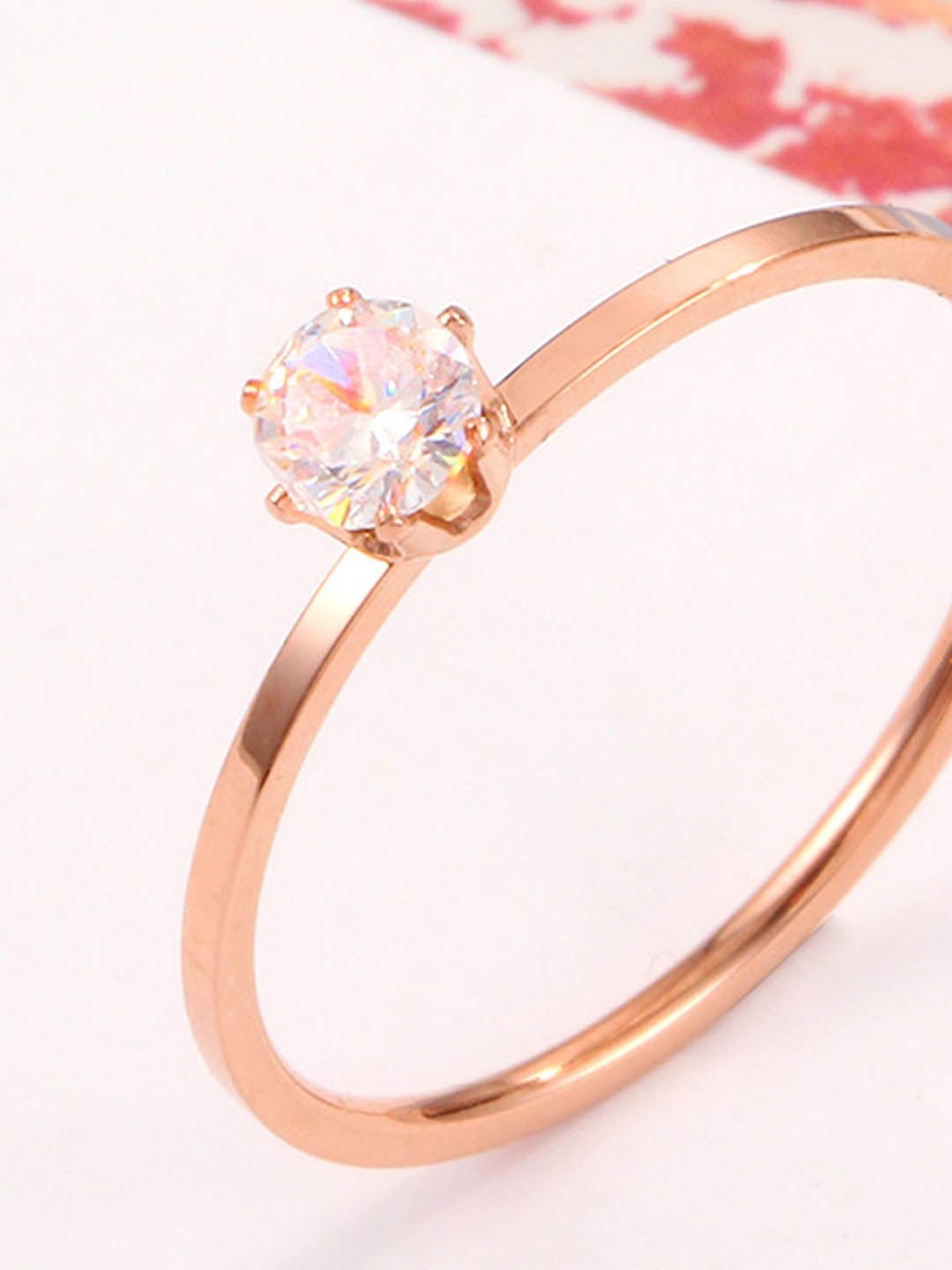 

StyleCast Gold-Toned Stone Studded Elegant Adjustable Finger Ring