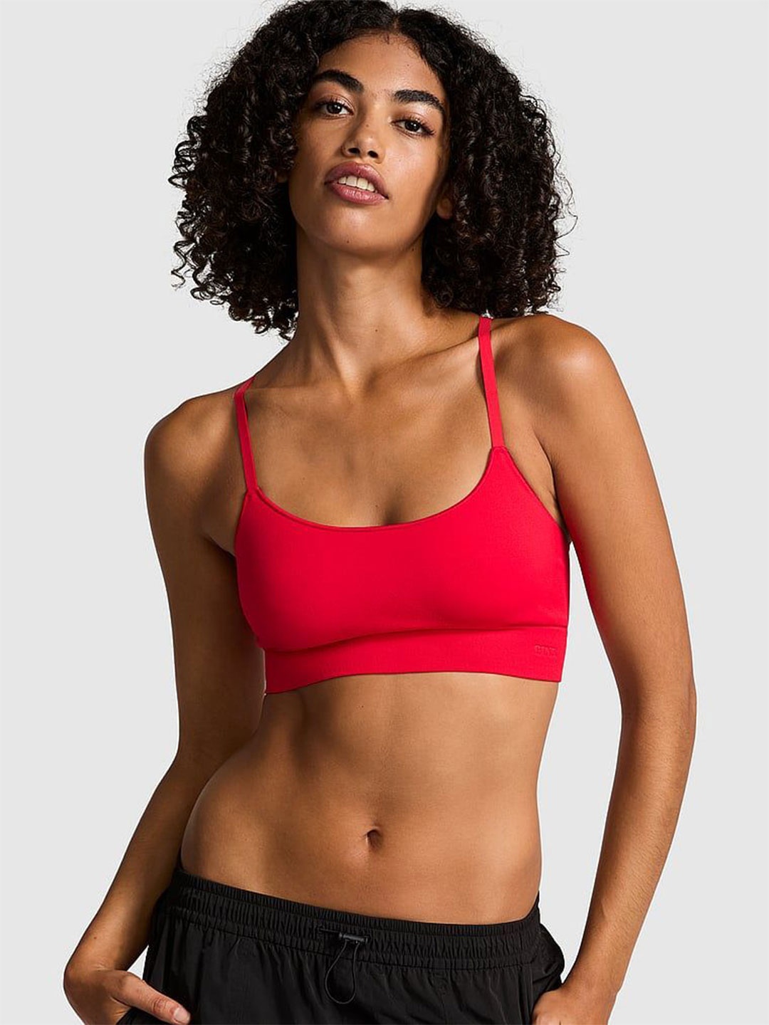 

Victoria's Secret Women Seamless Racerback Sports Bra, Red