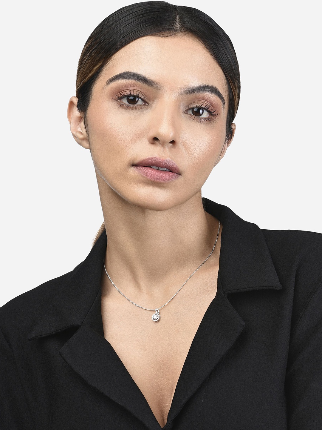 

FIAN Sterling Silver Rhodium-Plated Necklace
