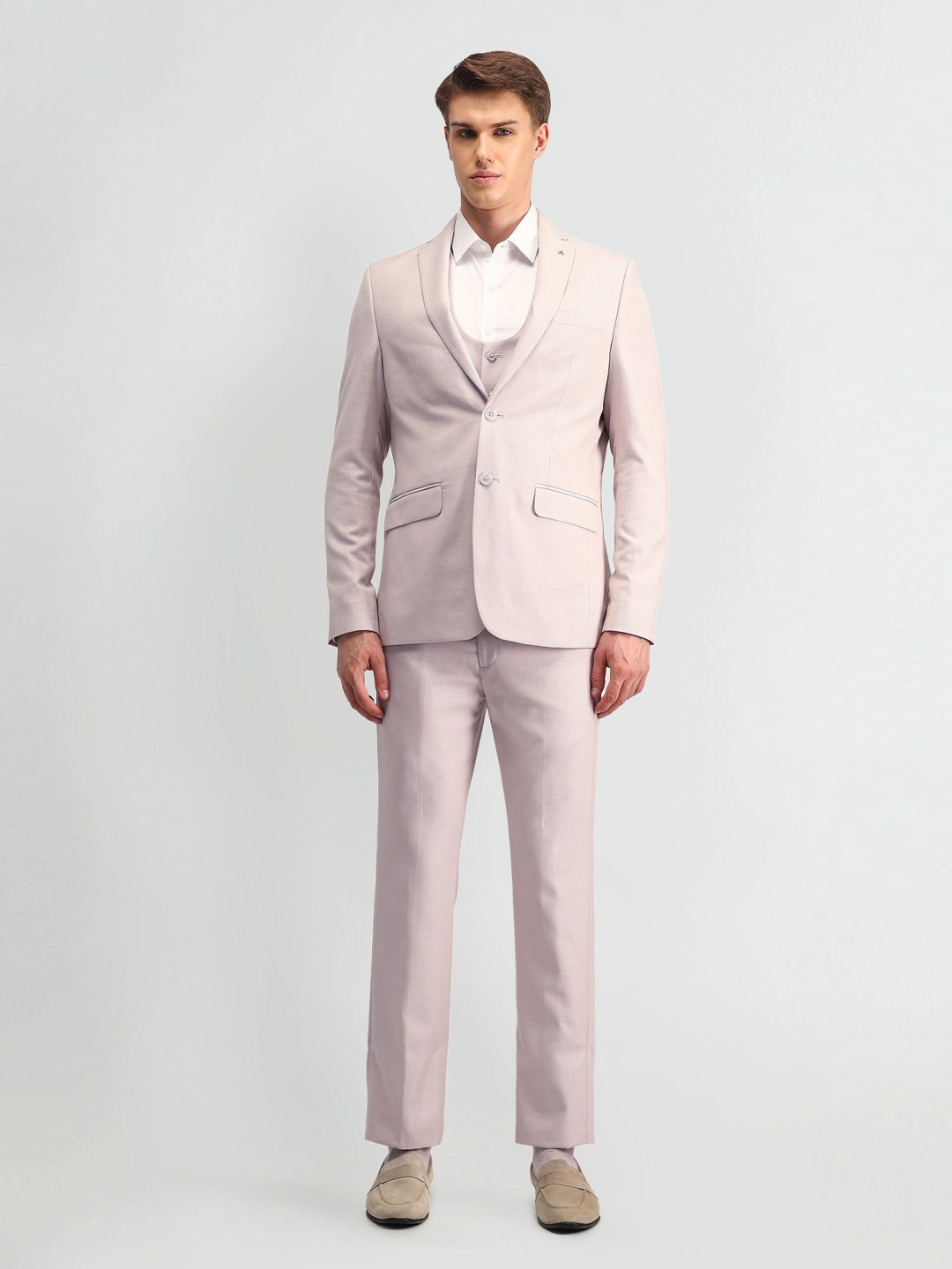 

Arrow Men Long Sleeves Suits, Beige