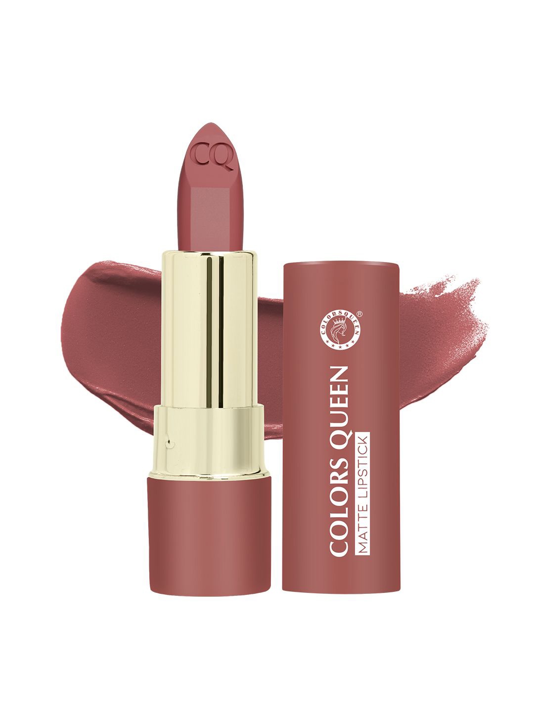 

Colors Queen Lippie Creamy Long Lasting Matte Lipstick With Jojoba Oil 5g - Reach High 14, Brown