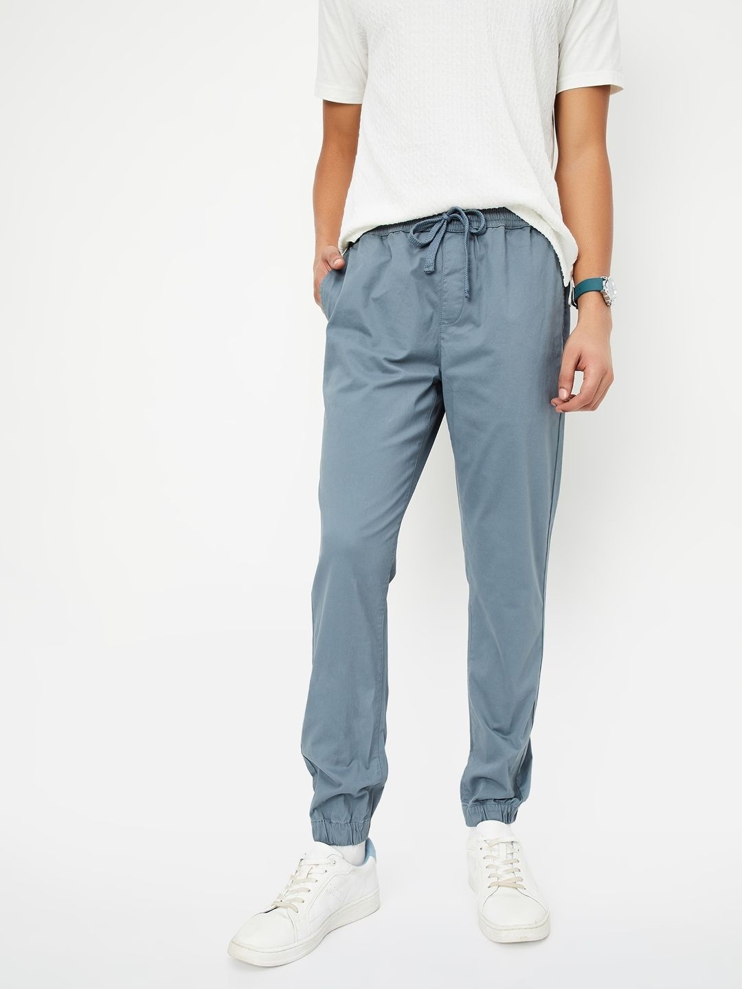 

max Men Joggers Trousers, Blue