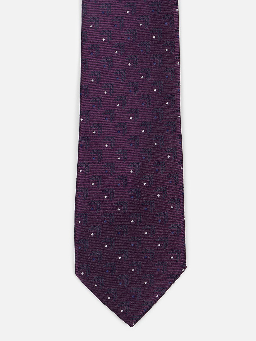 

Van Heusen Men Woven Design Broad Tie, Purple