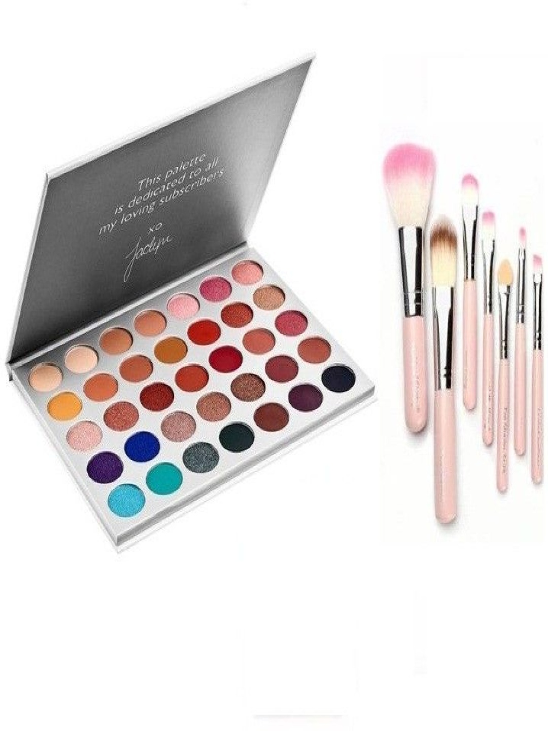 

Lenon Set Of 8 Eyeshadow & Makeup Brushes, Multi