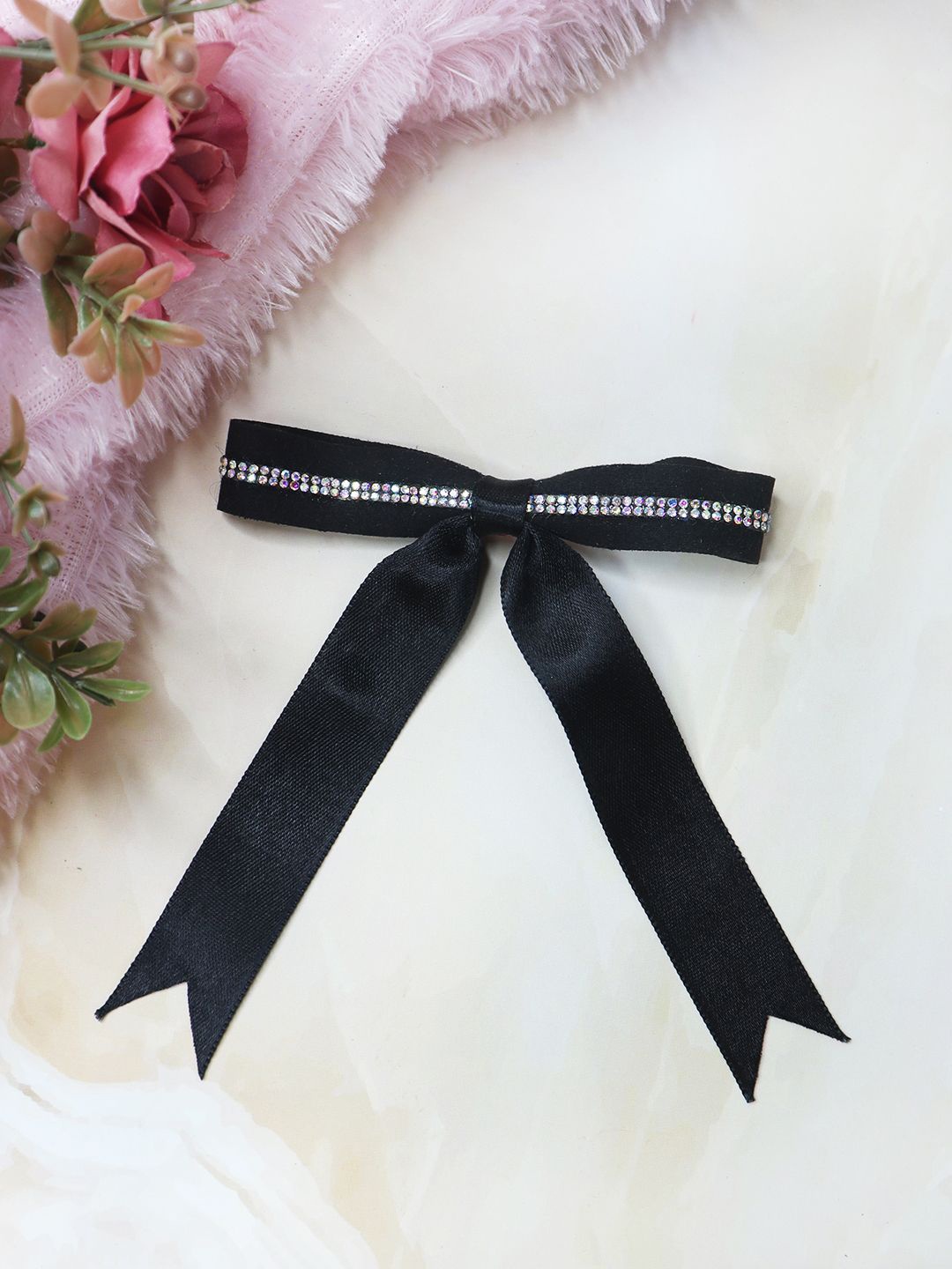 

Soho Boho Studio Women Bow Alligator Hair Clip, Black