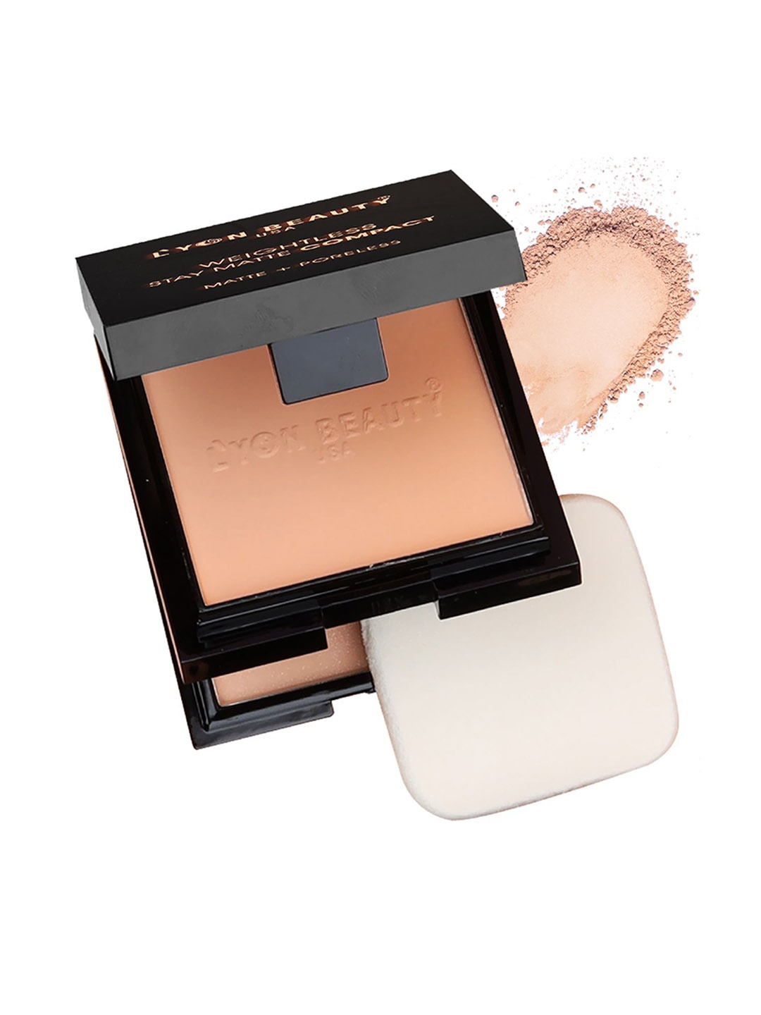 

Lyon Beauty USA Stay Matte Weightless Compact - 18 g - Nude Beige - 03