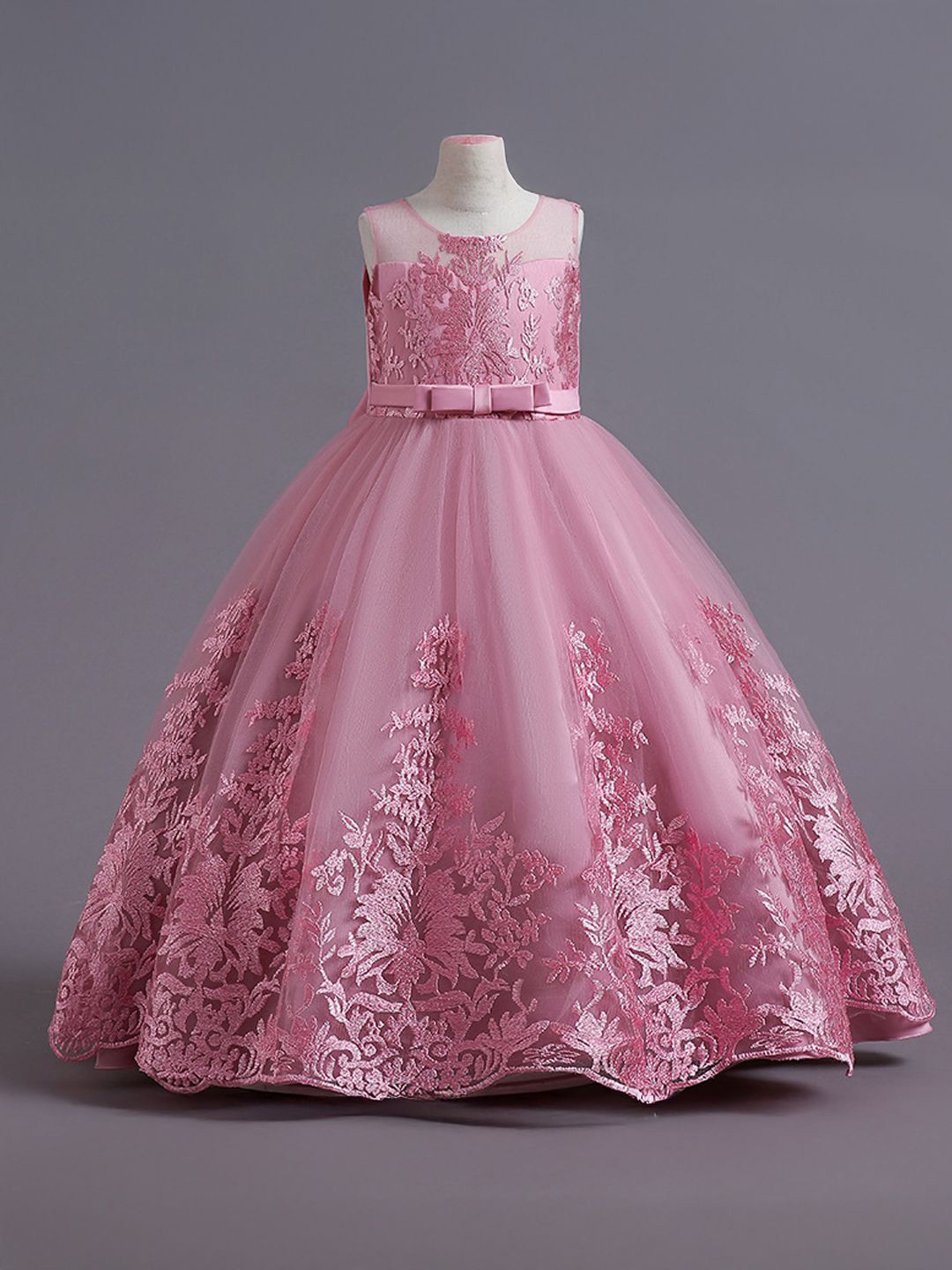 

Xsole Girls Maxi Dress, Pink