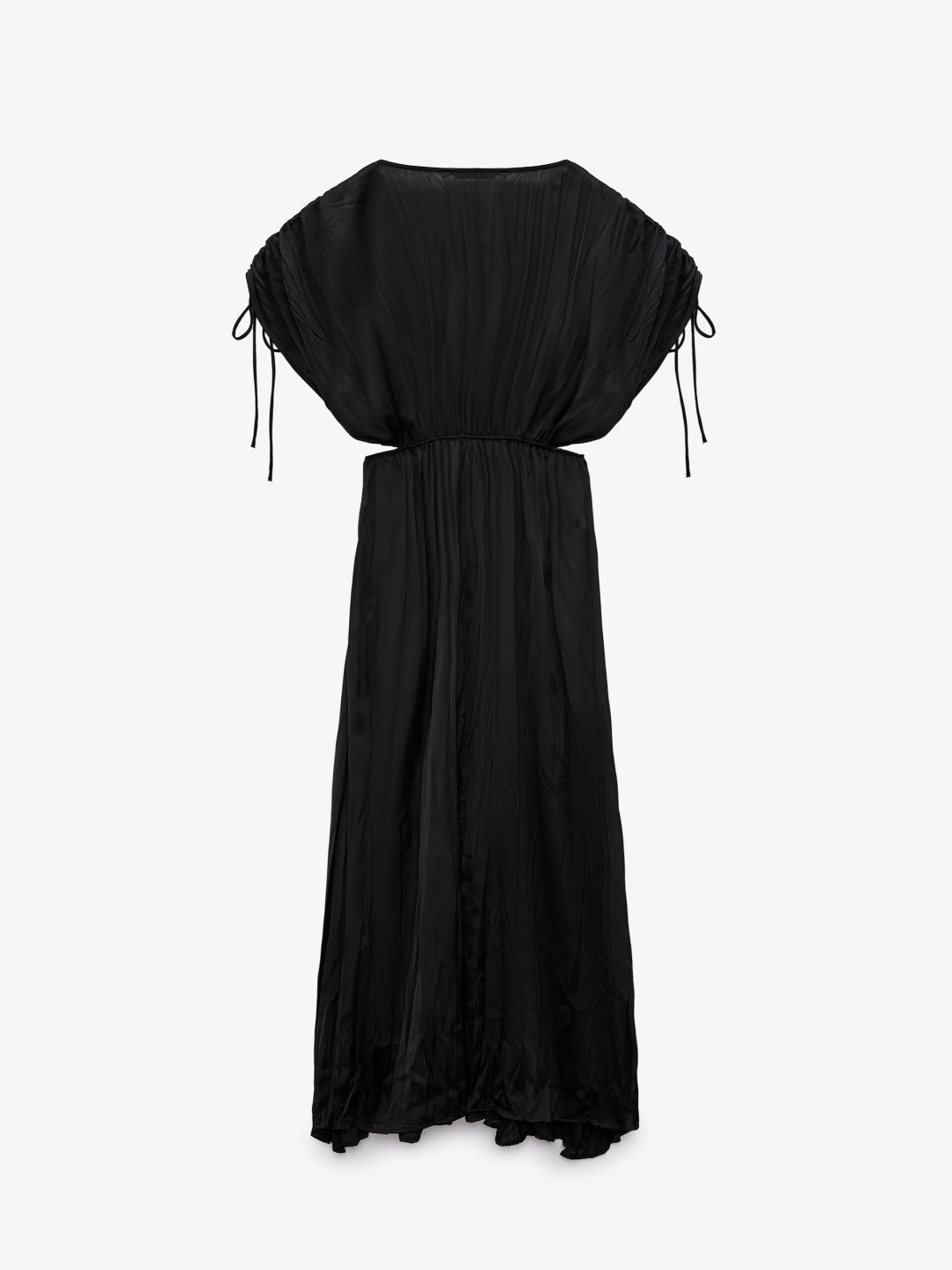 

ZARA Fit & Flare Maxi Dress, Black