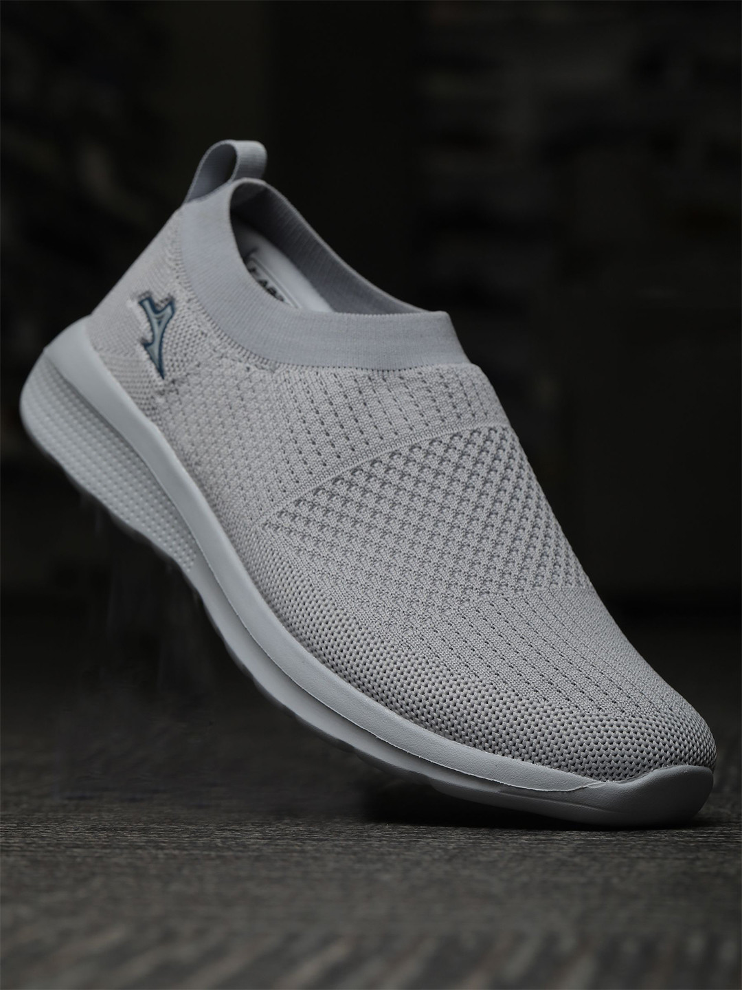 

ABROS Men NICOLAS Mesh Slip-On Walking Shoes, Grey