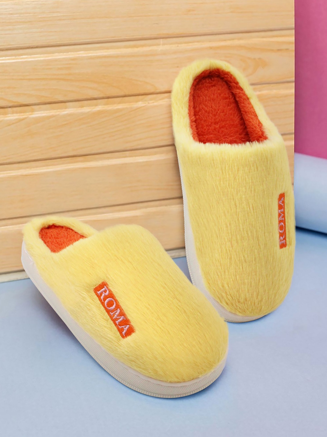 

JENNA Women Room Slippers, Yellow