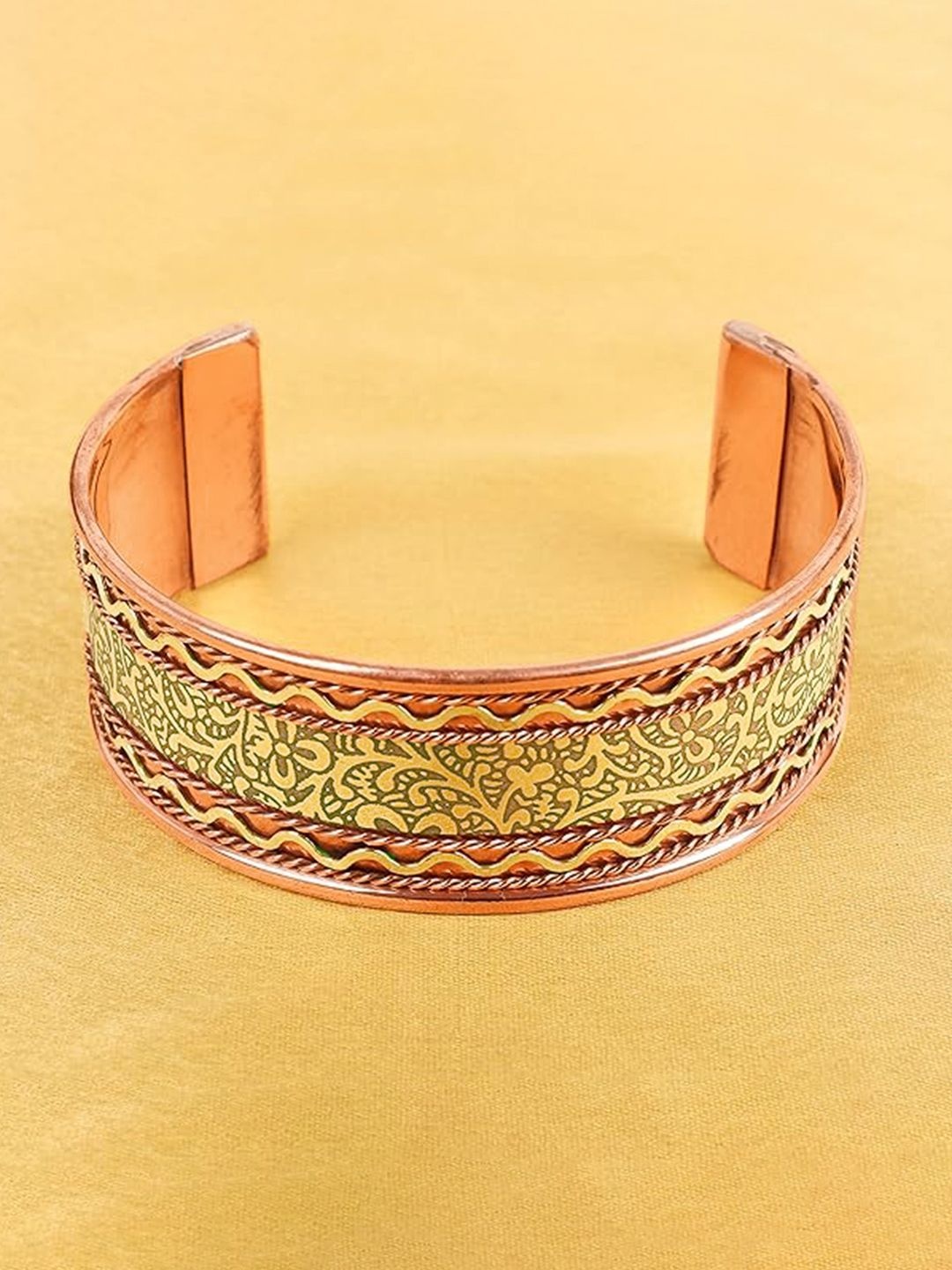 

Peora Unisex Rose Gold-Plated Cuff Bracelet