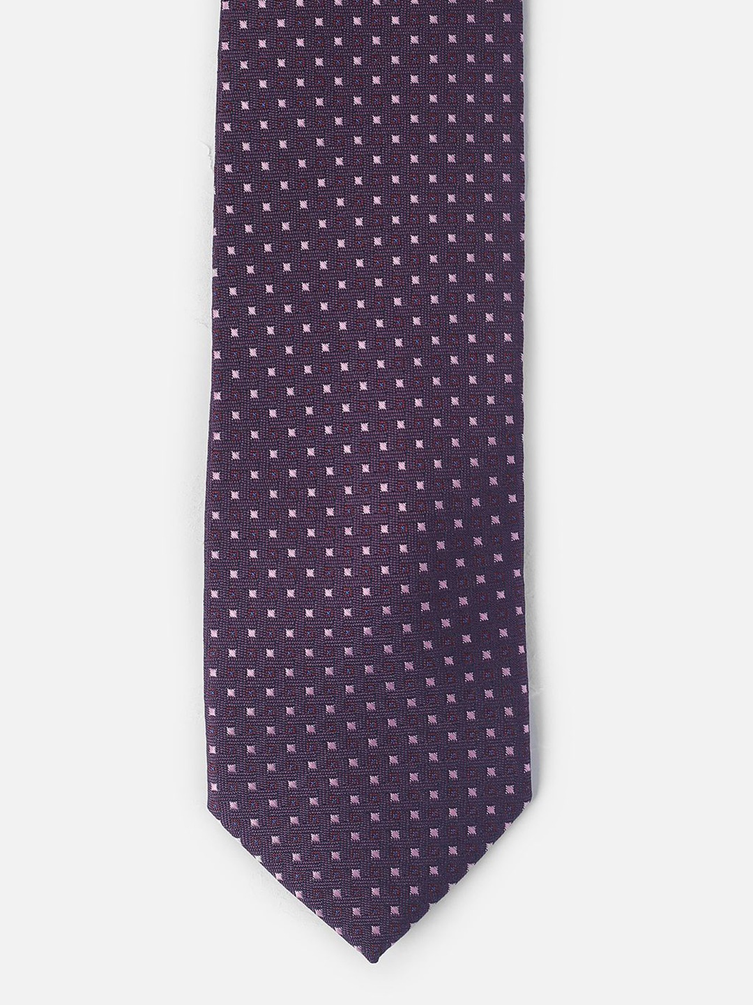 

Van Heusen Men Printed Skinny Tie, Purple