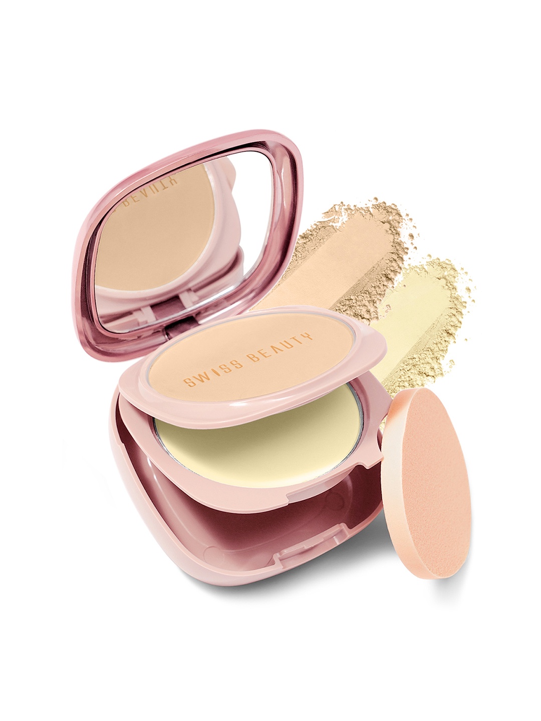 

SWISS BEAUTY Matte & Set Duo Lightweight Compact 10 g each - Honey 04, Beige