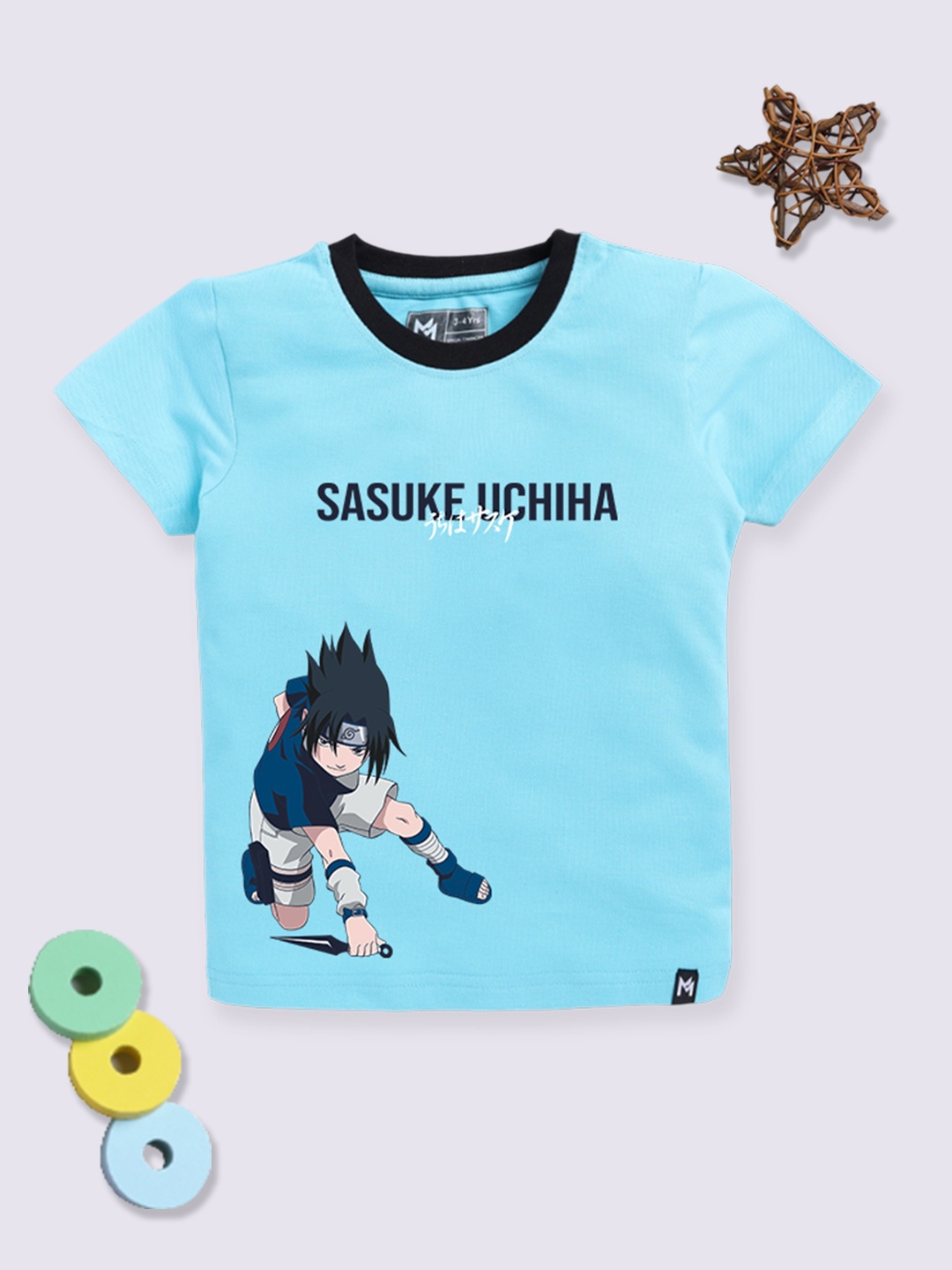 

YK X Minute Mirth Boys Printed T-shirt, Blue