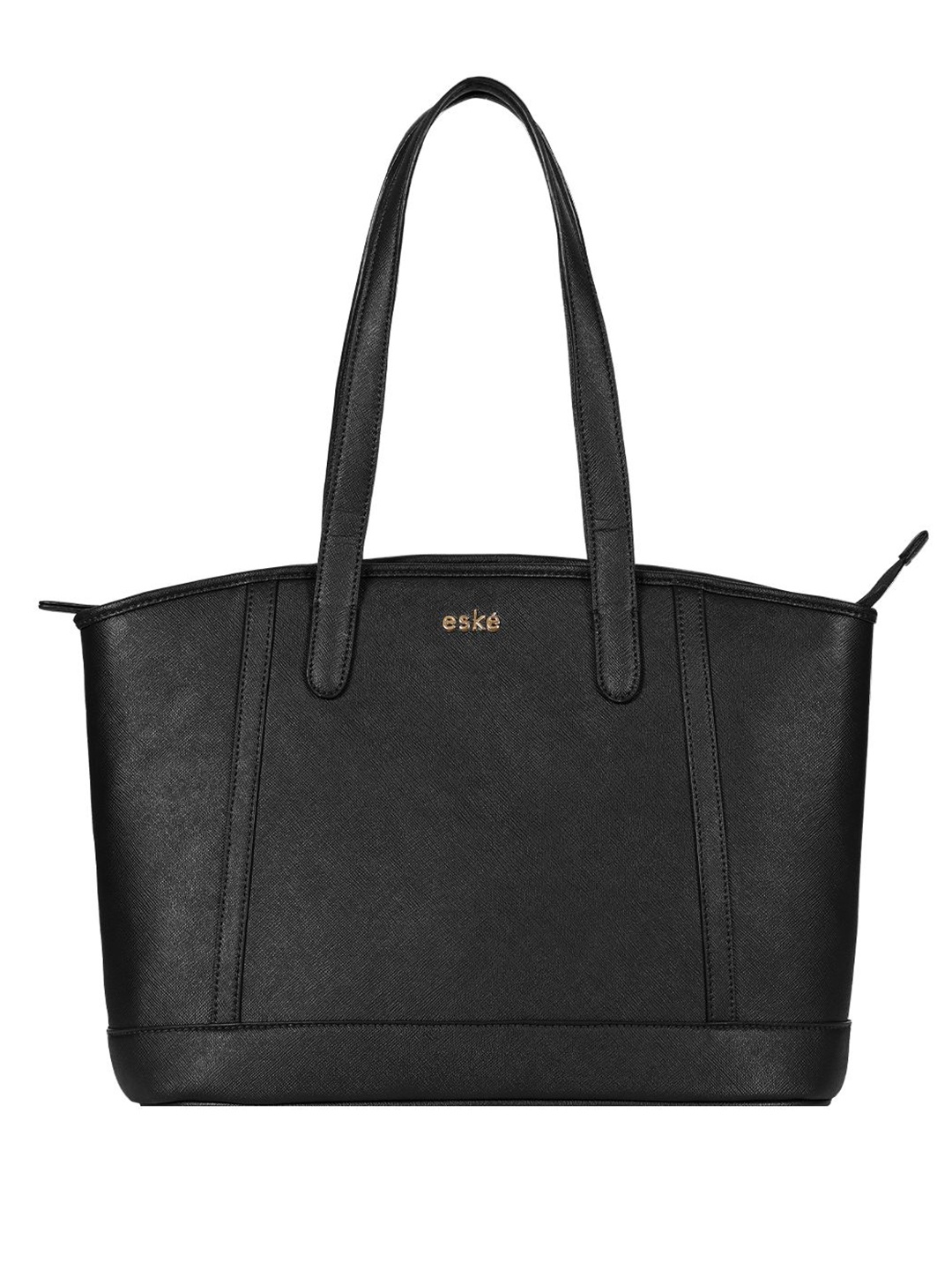 

Eske Women Textured Oversized Shoulder Bag, Black